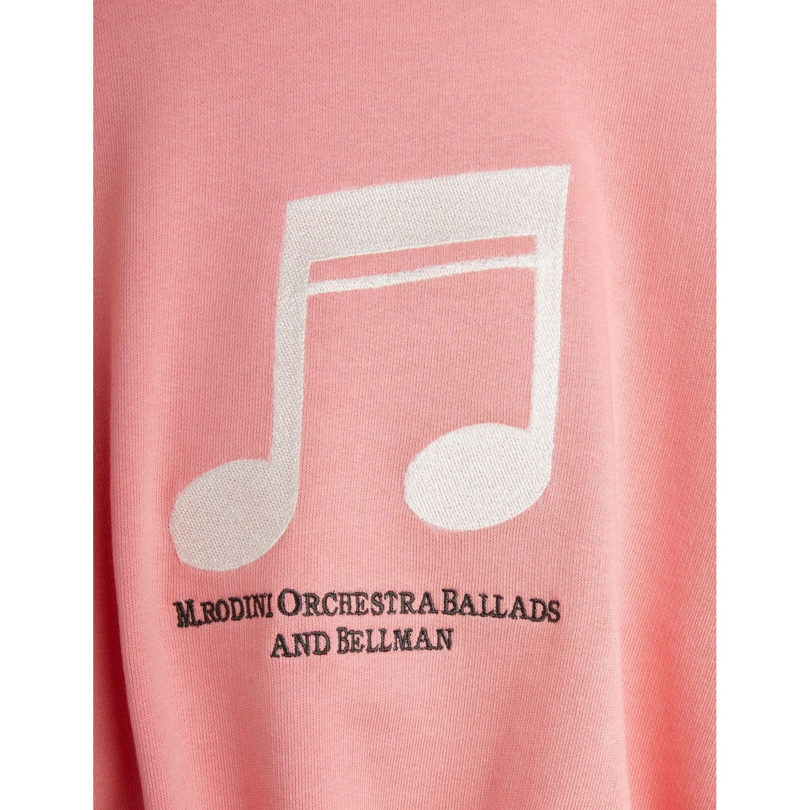 Note Emb Sweatshirt - Pink