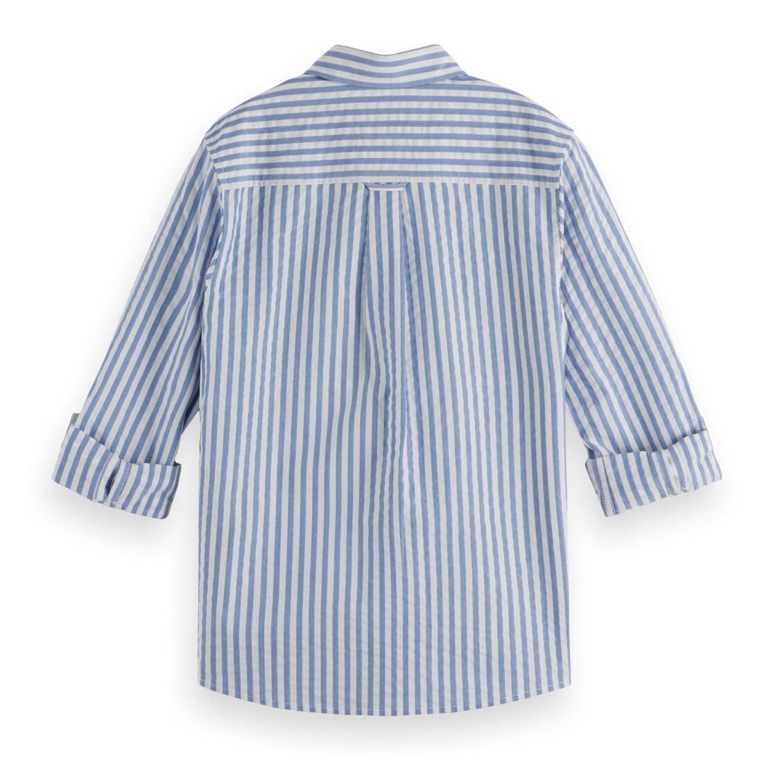 Kids - Seersucker Shirt - Sky Blue