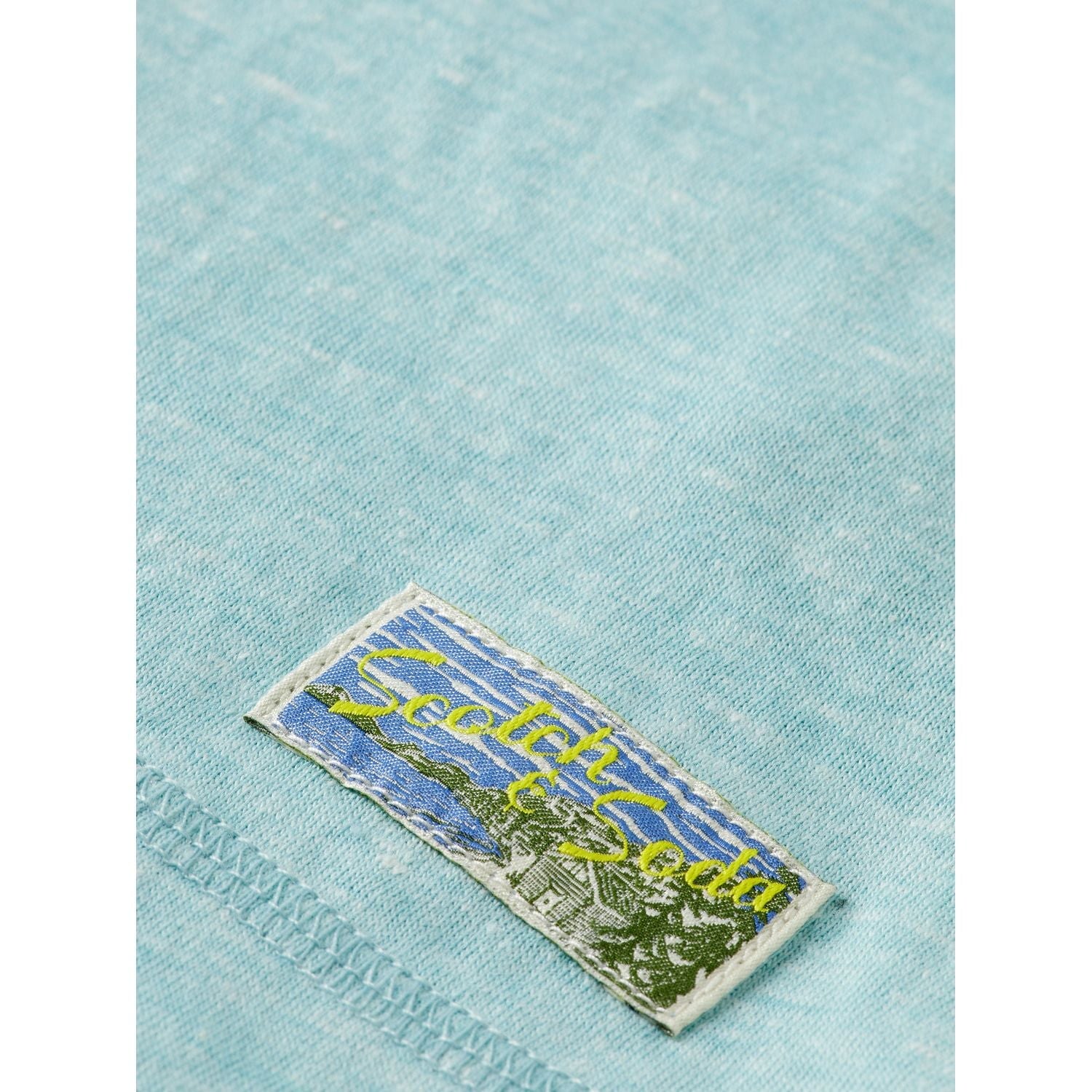Kids - Melange T-Shirt - Sea Blue