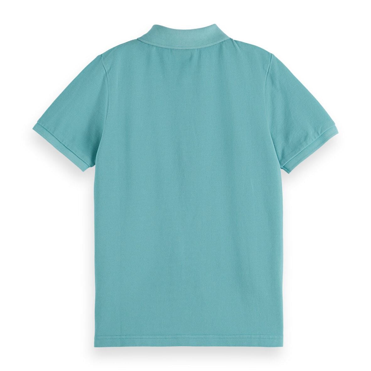 Kids - Garment-Dyed Pique Polo -Sea Blue