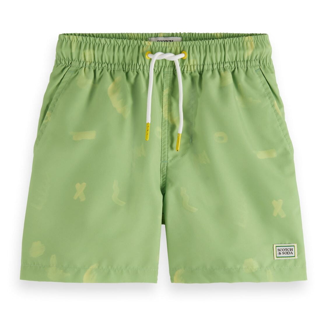 Kids - Magic Swimshorts - Scribbles Green