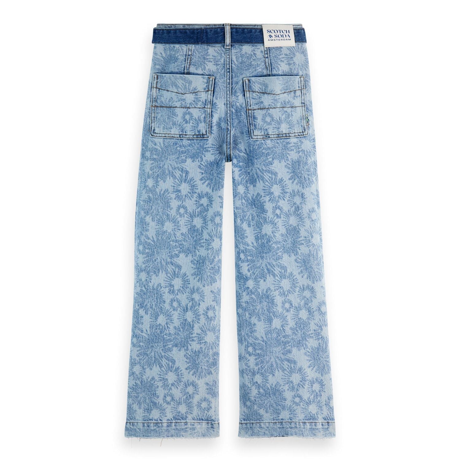 Kids - Wave Wide Fit Jeans - Abstract Floral