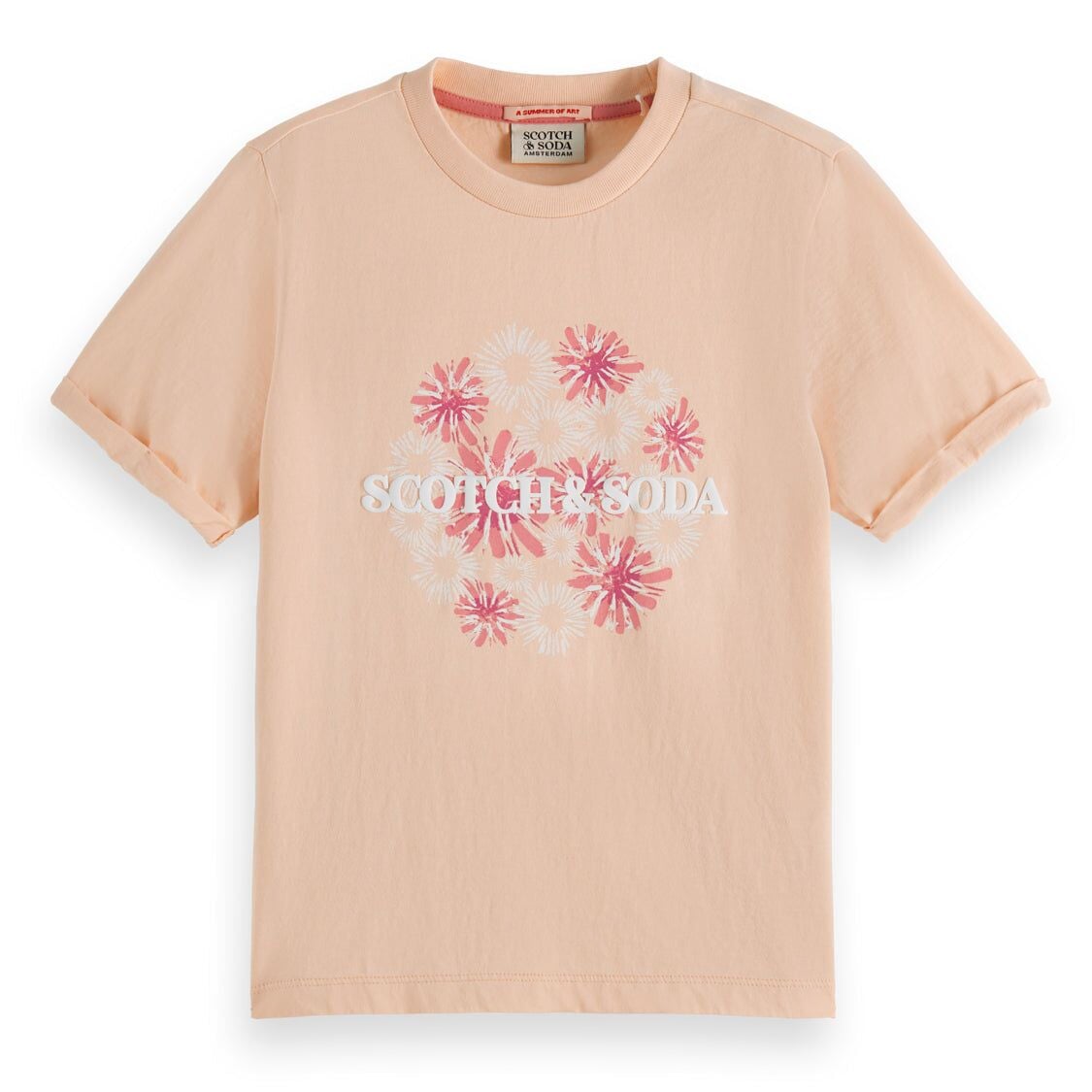 Kids - Artwork T-Shirt - Powdered Peach
