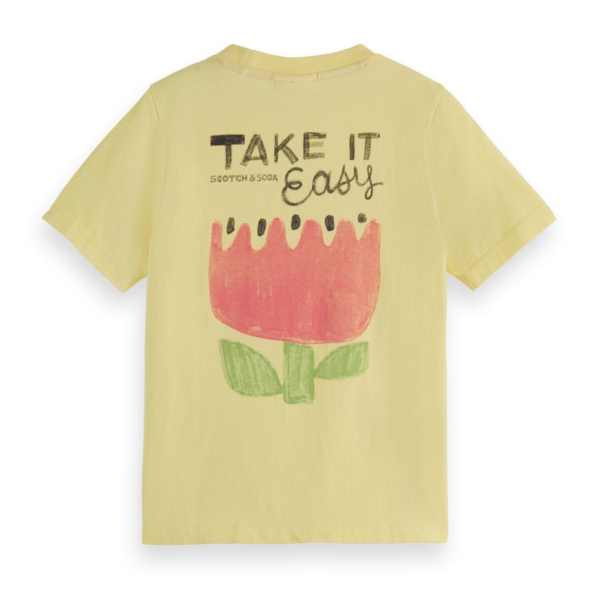 Kids - Knotted T-Shirt - Sorbet Yellow