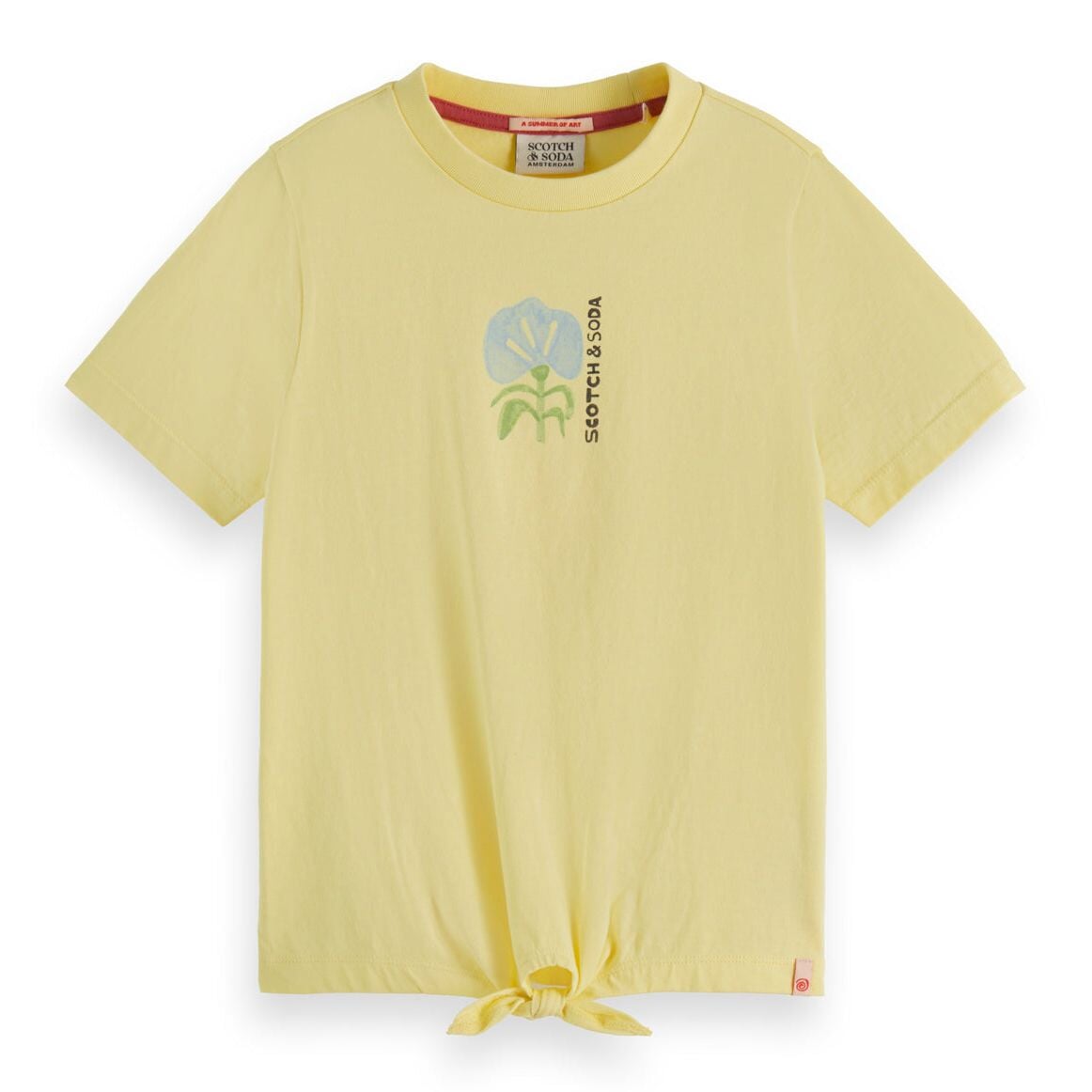 Kids - Knotted T-Shirt - Sorbet Yellow