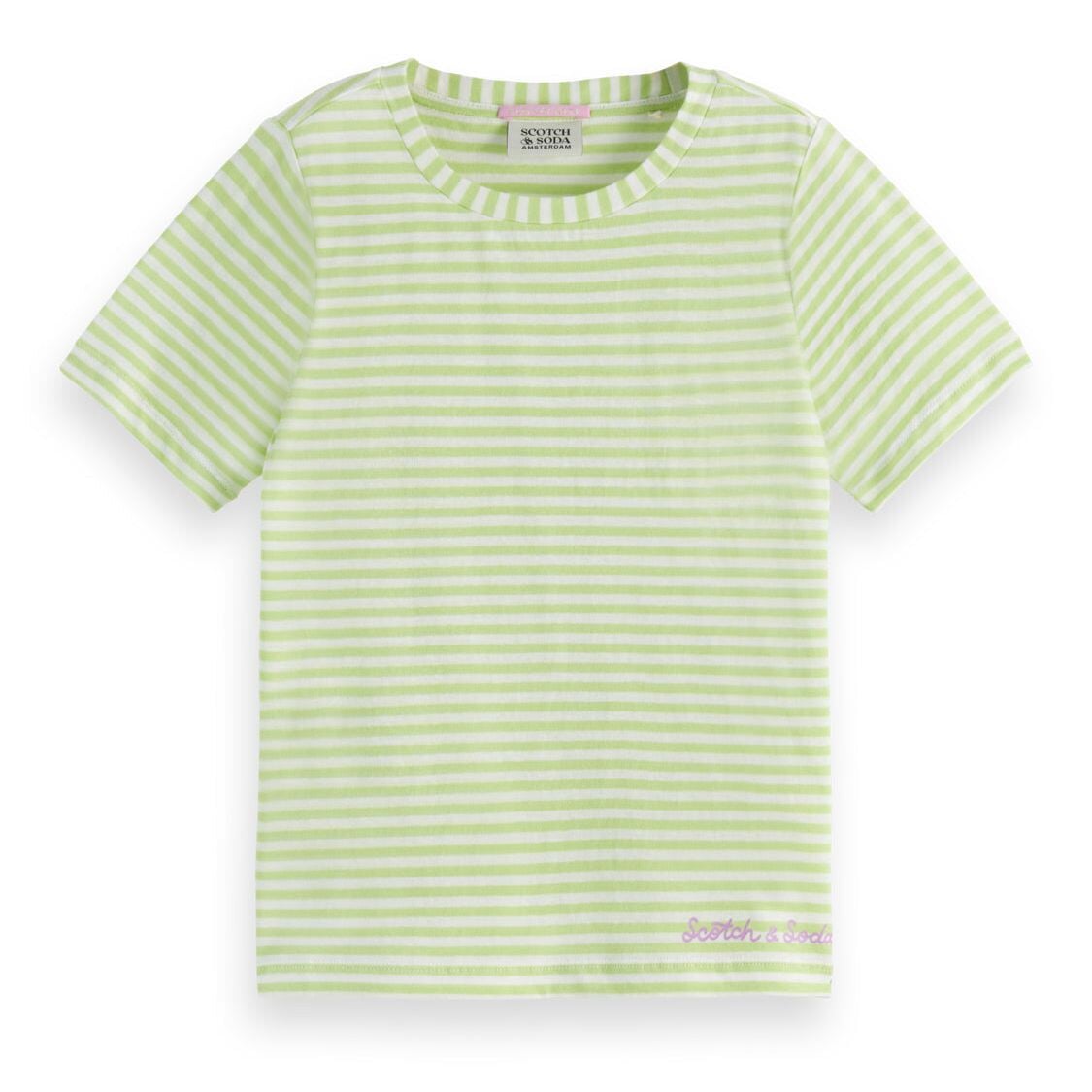 Kids - Yarn-Dyed T-Shirt - Green Stripe