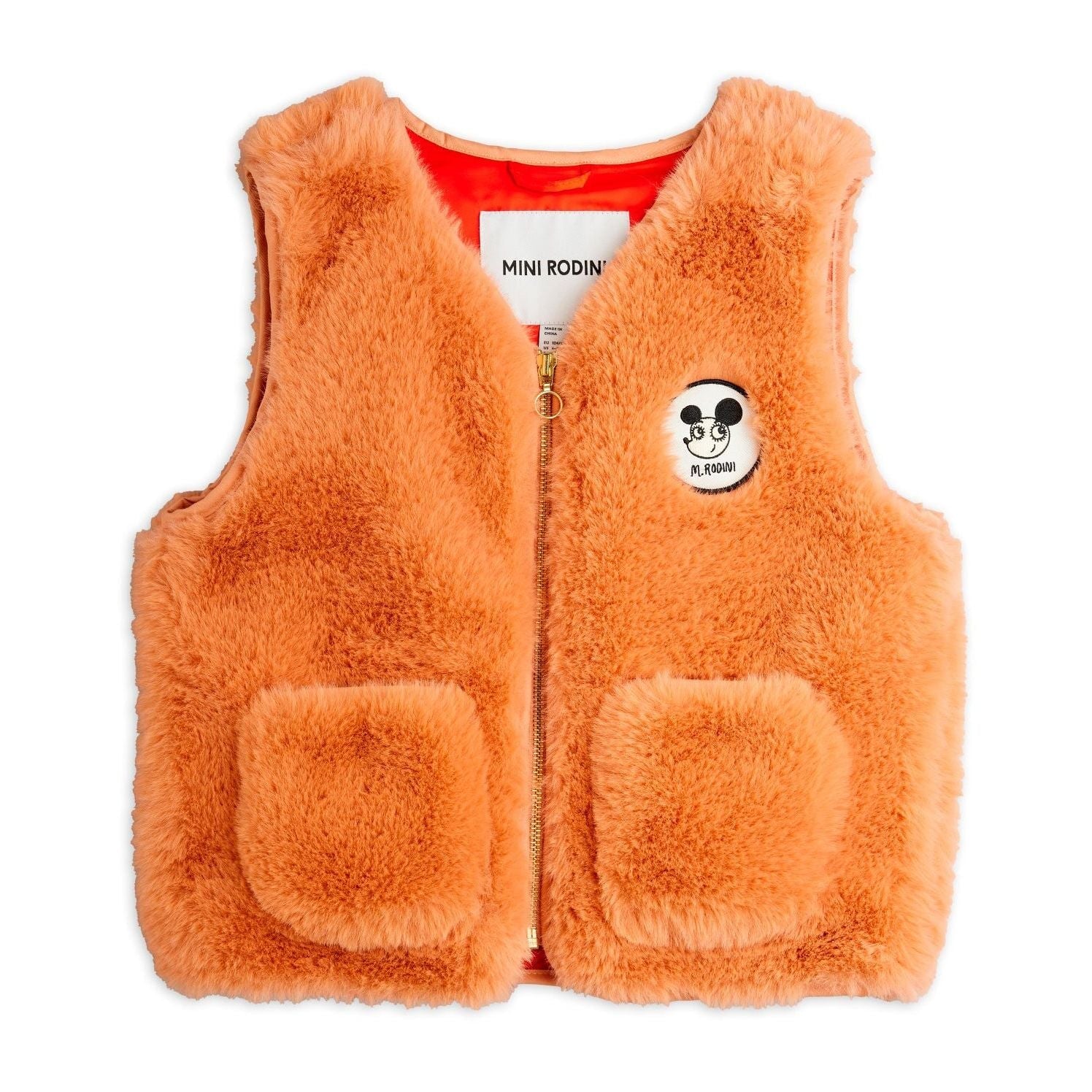 Ritzratz Patch Faux Fur Vest