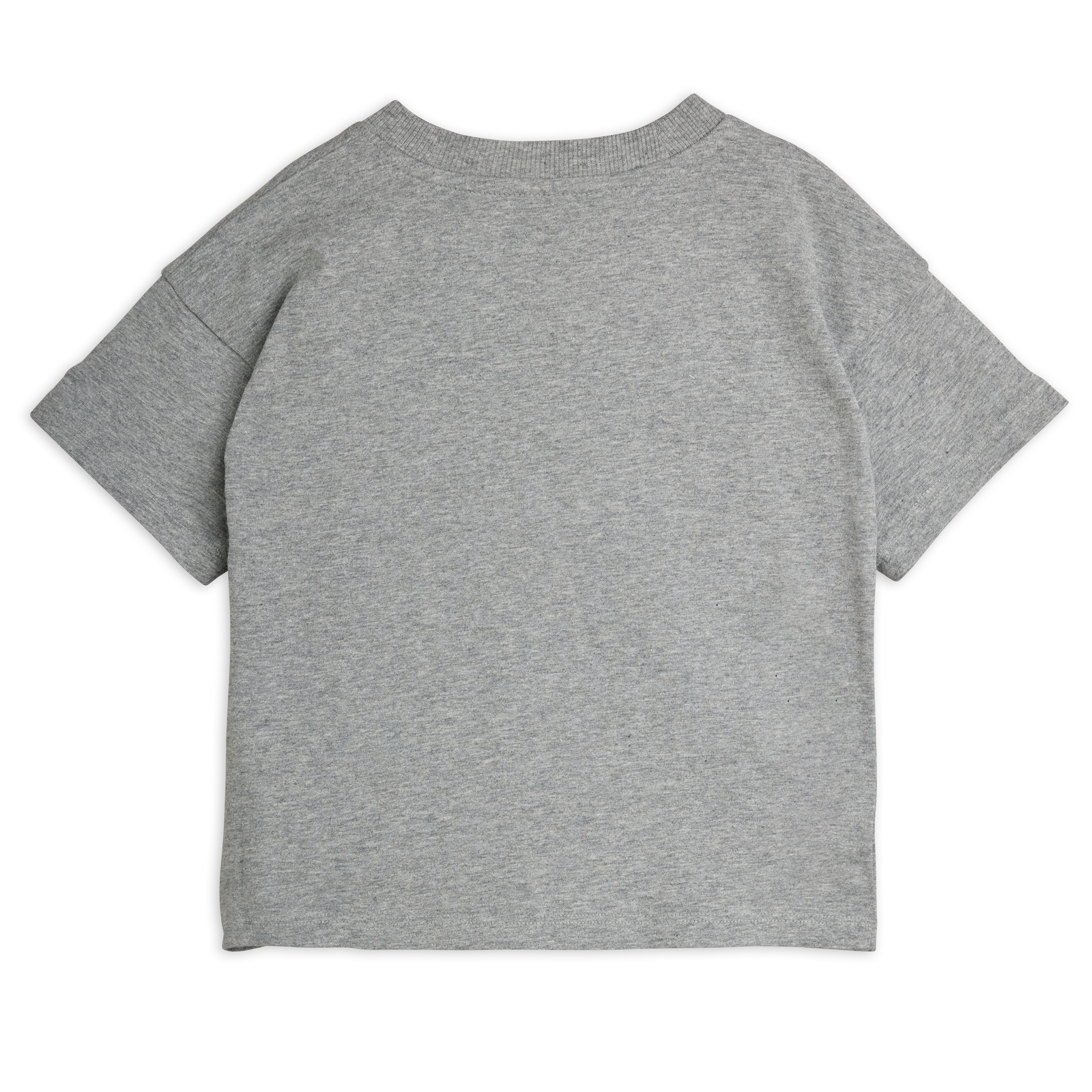 Minibabies Patches Ss Tee - Grey Melange