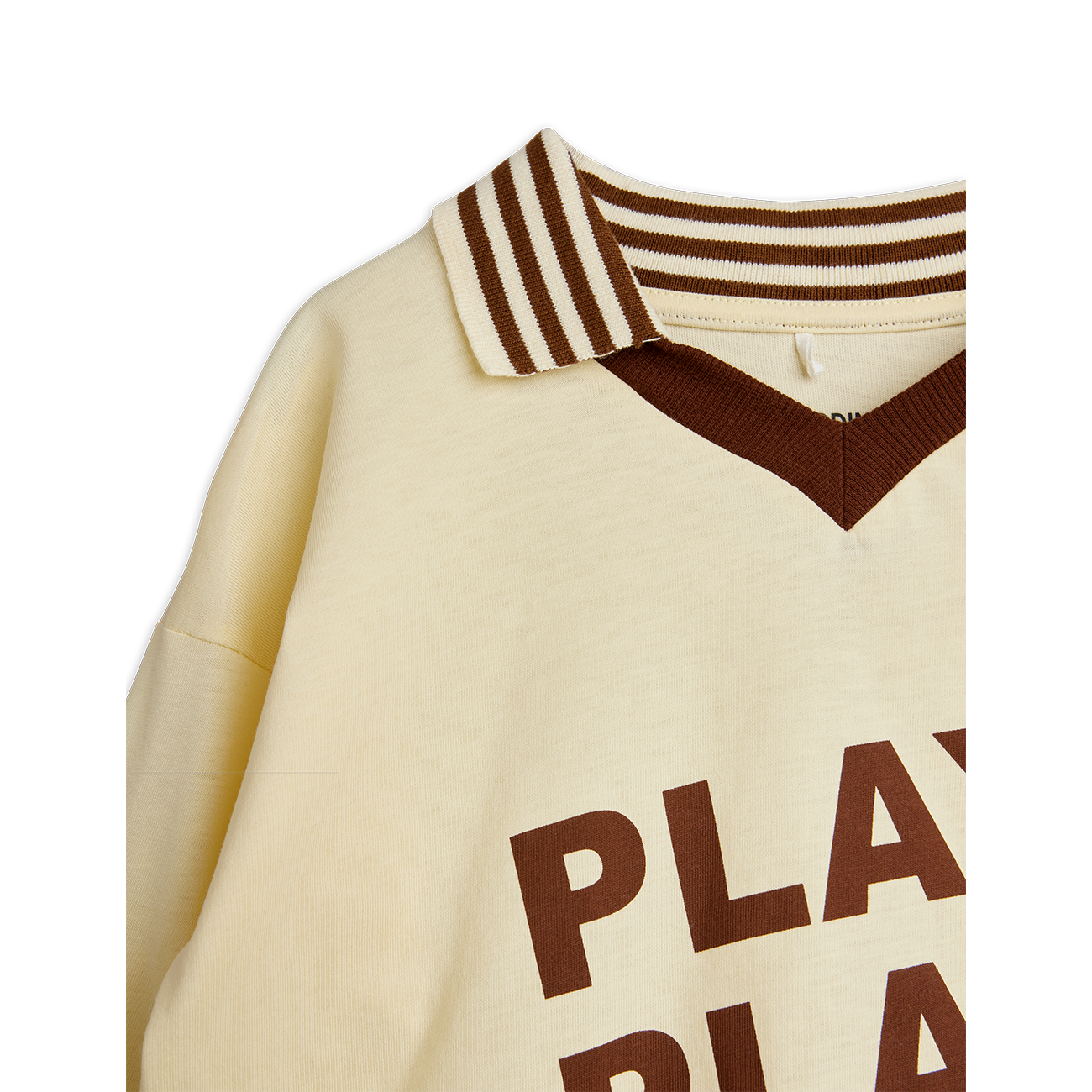 Play Sp Collar Ls Tee - Off-White