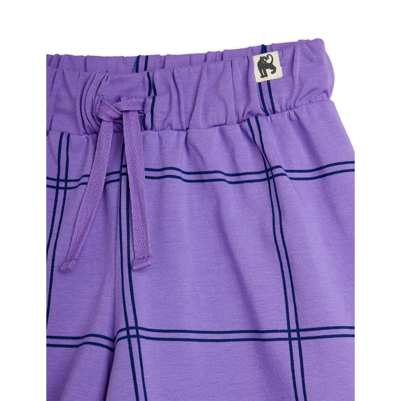 Check Aop Shorts - Purple