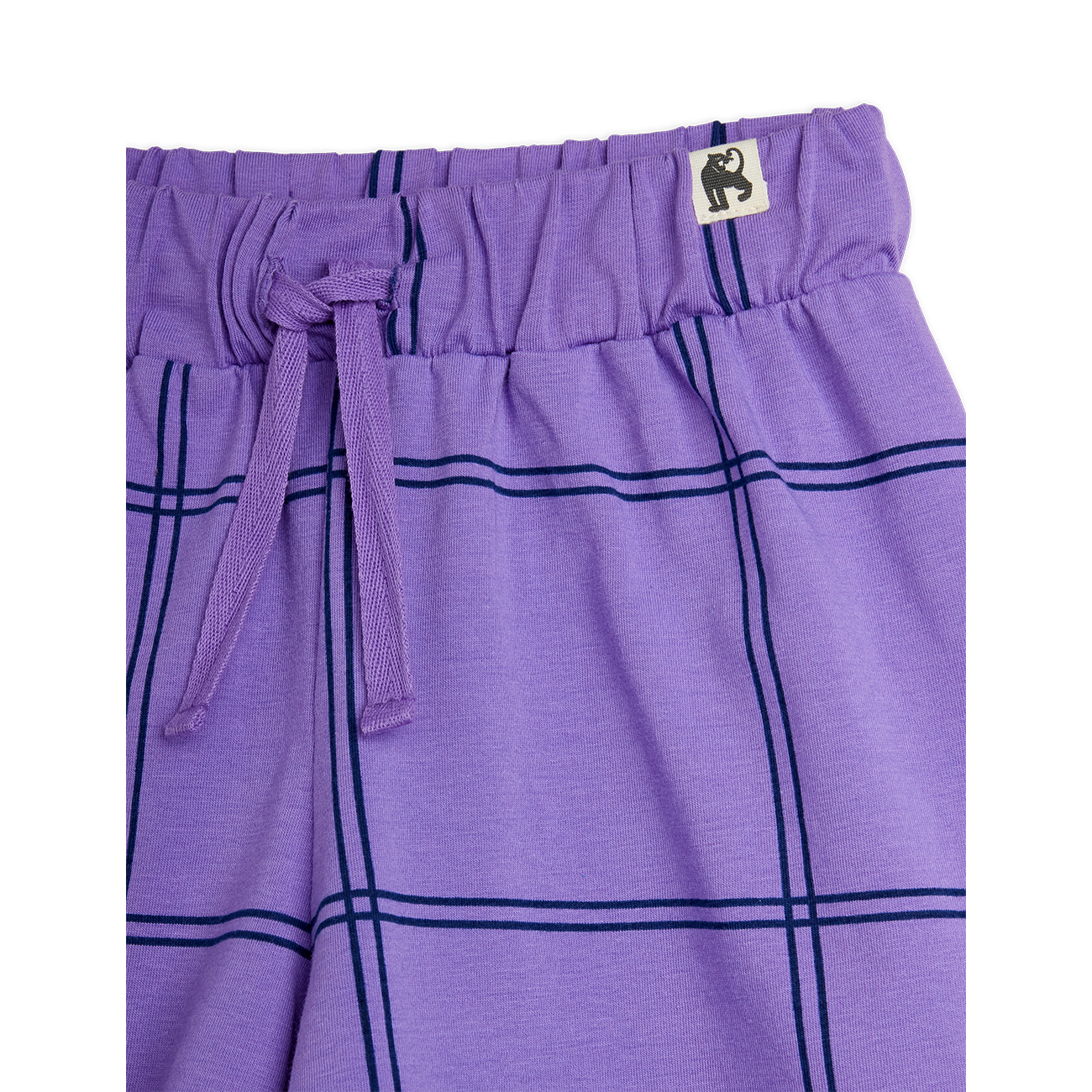 Check Aop Shorts - Purple