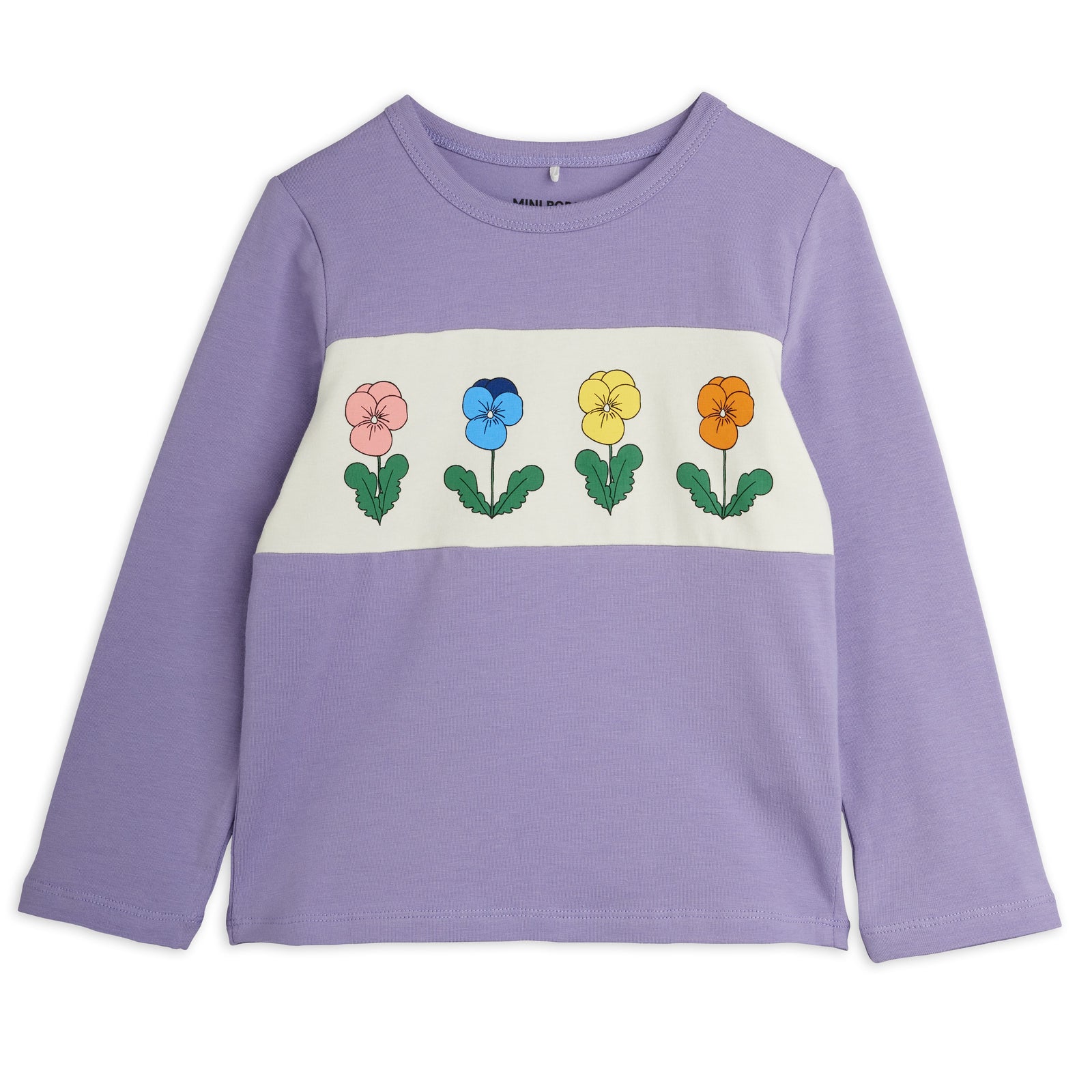 Violas Panel Long Sleeve Tee