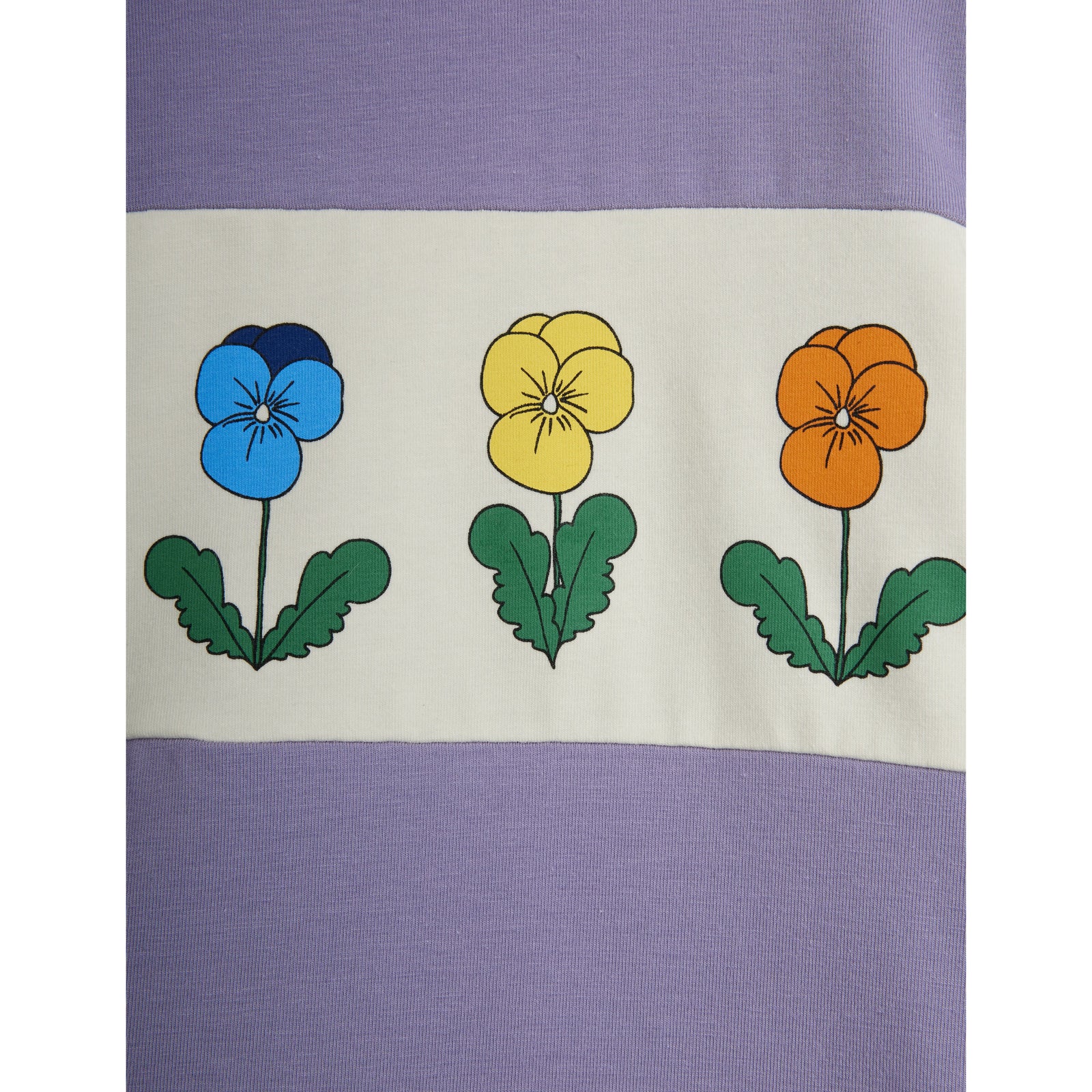 Violas Panel Long Sleeve Tee