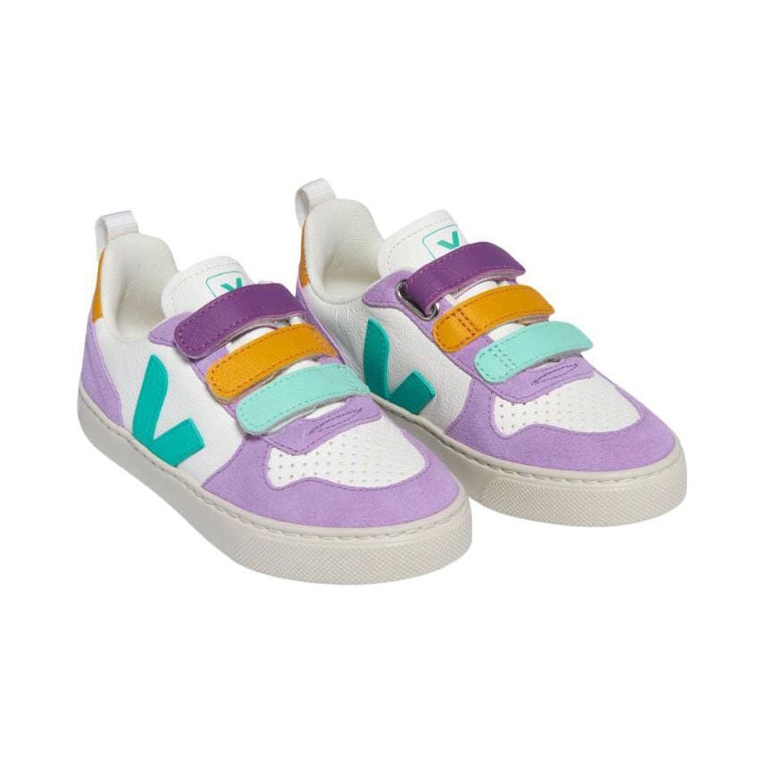 V-10 Leather White Multico Freshmint