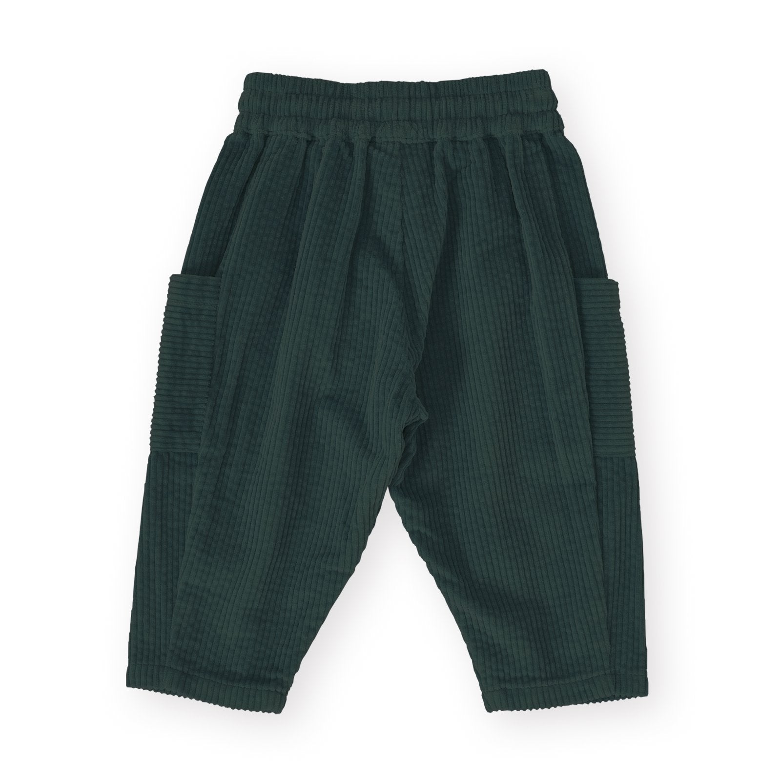 Goldie & Ace Kit Corduroy Pocket Pant Moss, product flat lay 2