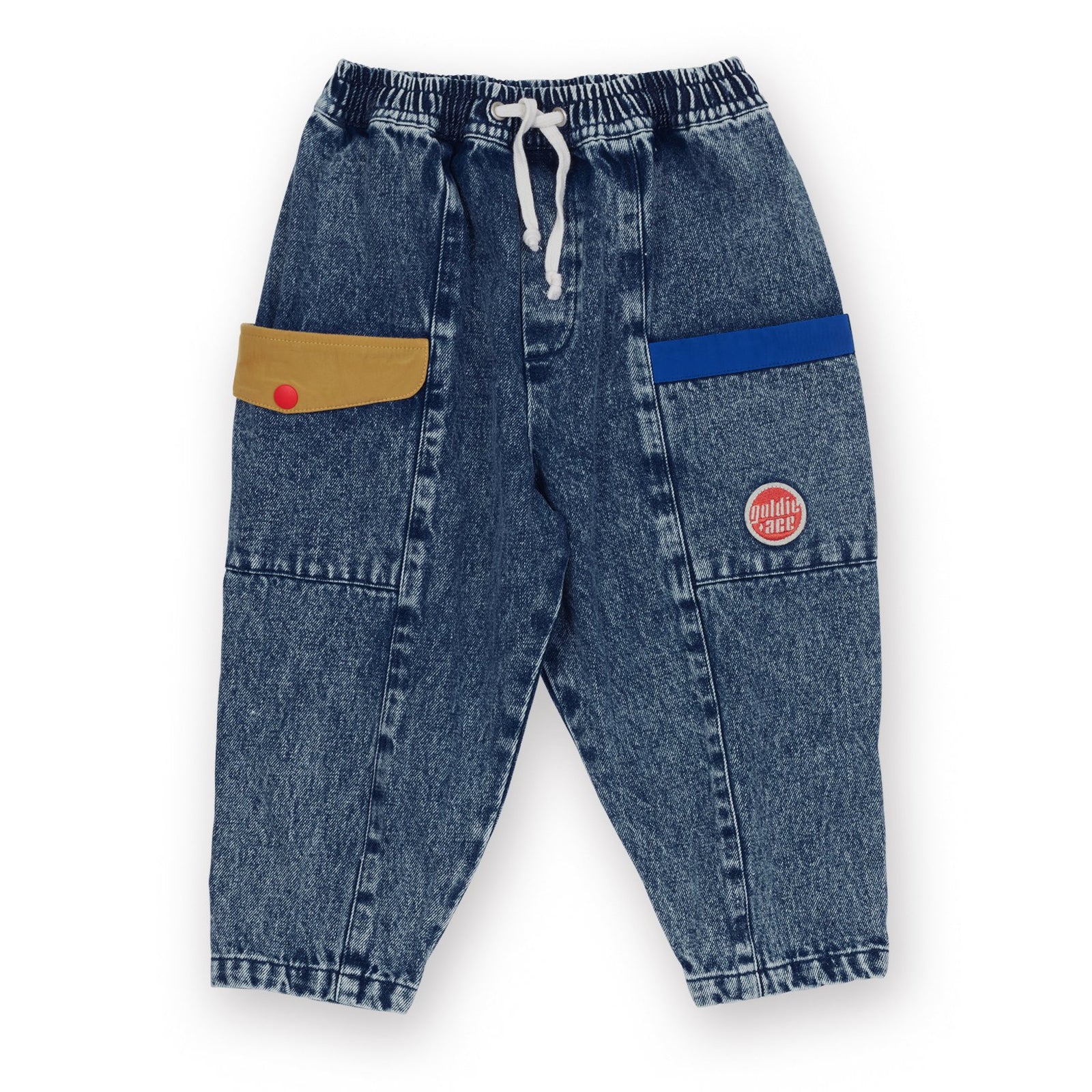 Kit Colour Block Denim Pocket Pant