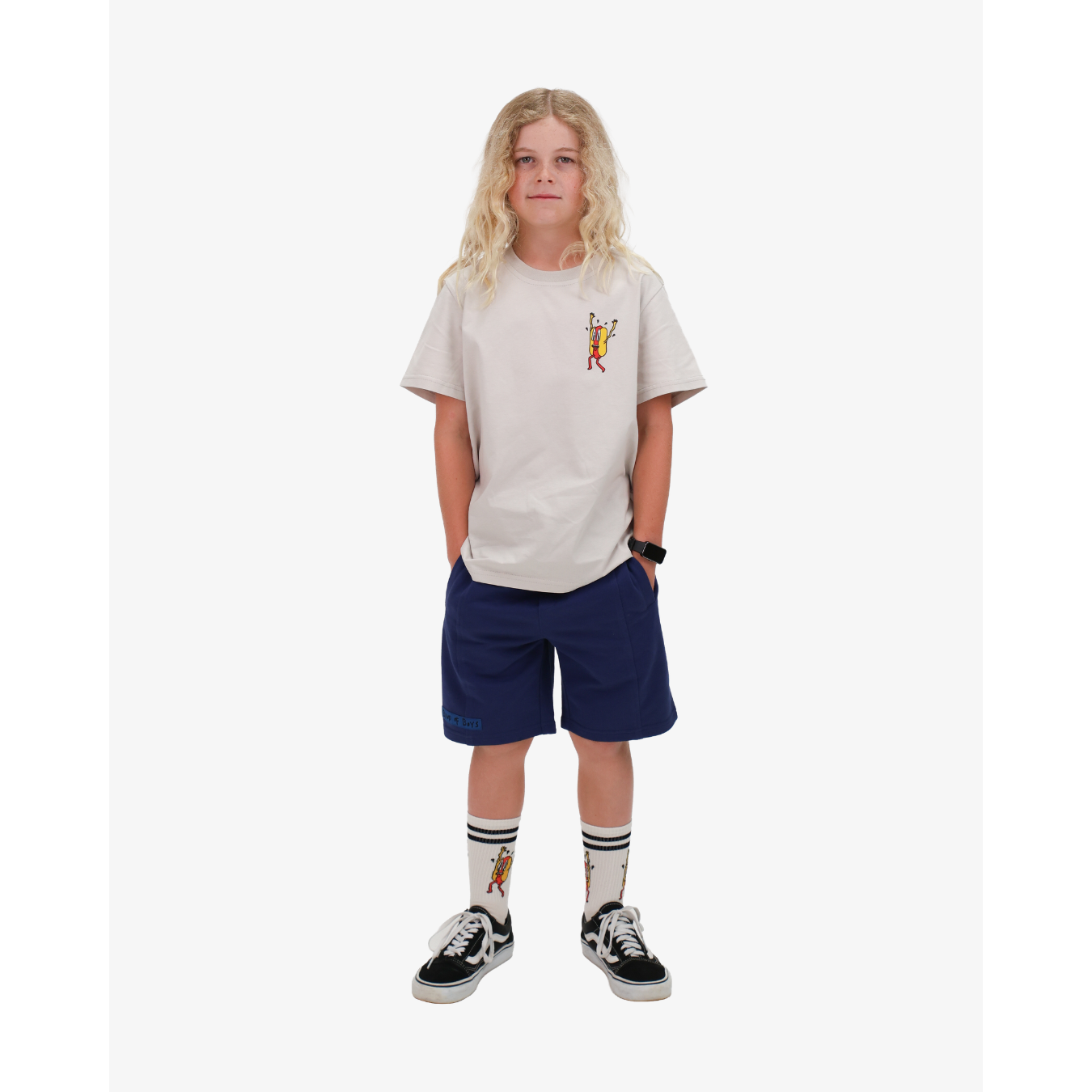 Ivory Hotdog Tee