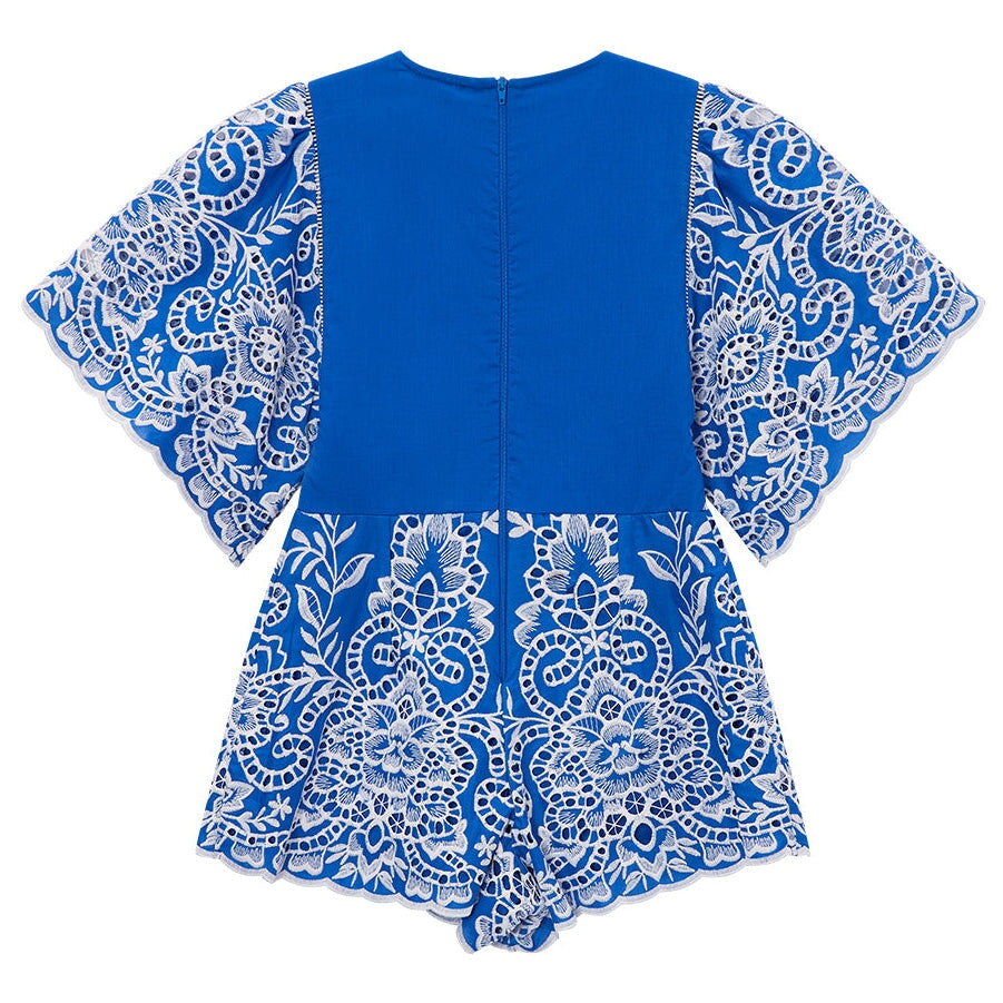 Marissa Embroidered Romper