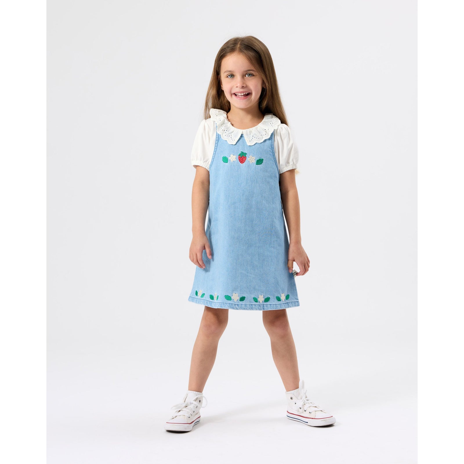 Wild Strawberry Pinafore Dress