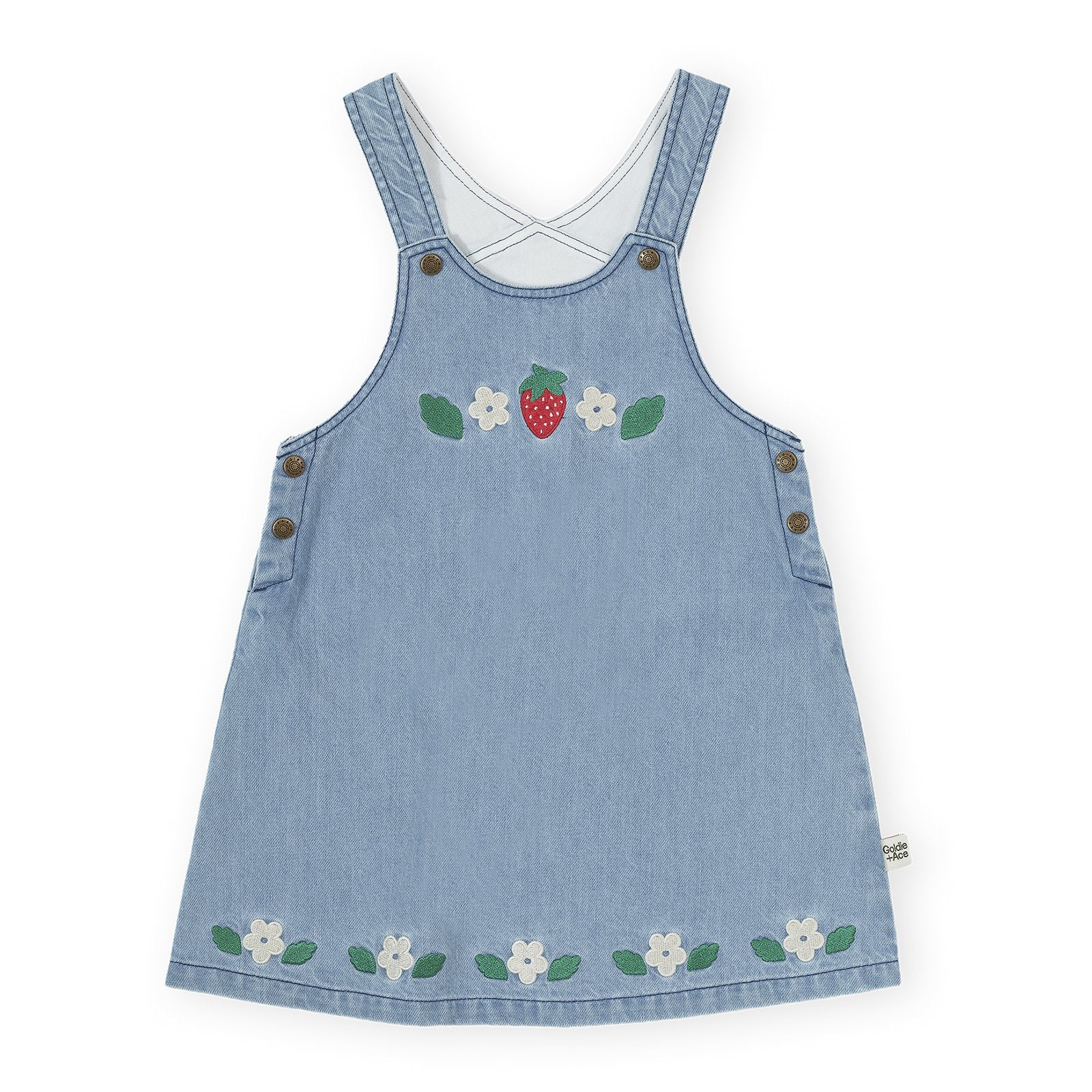 Wild Strawberry Pinafore Dress