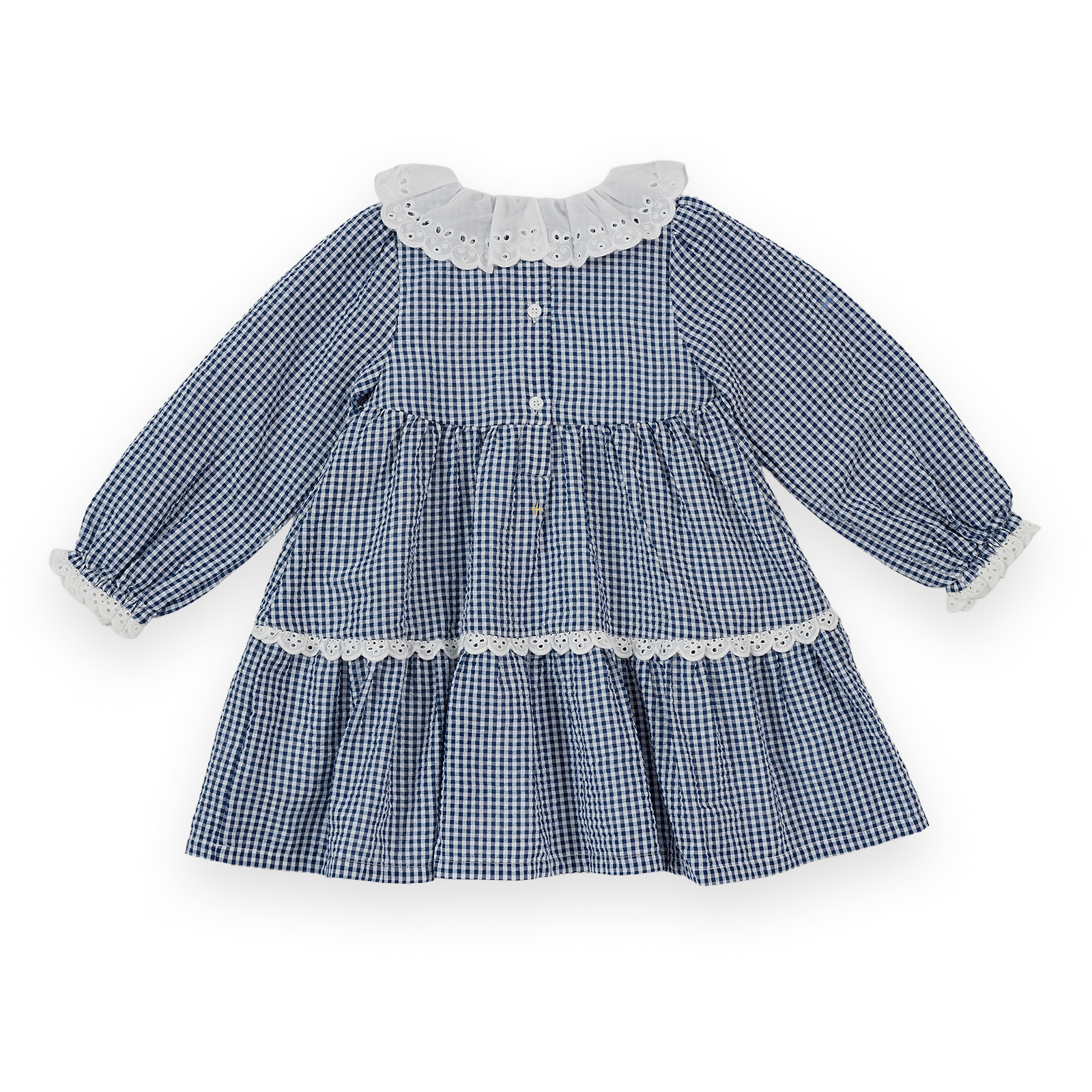 Gingham Collared Dress