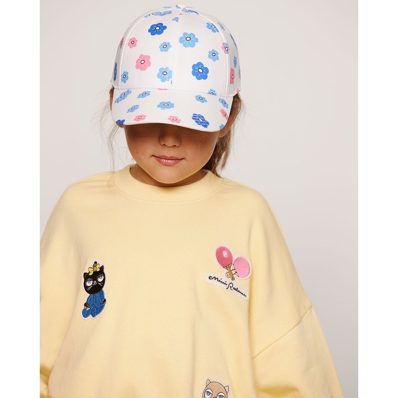 Minibabies Patches Sweatshirt - Yellow