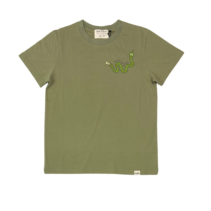 Green Wash Snake Tee