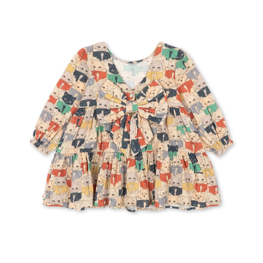 Elin LS Bow Dress - Like Cats And Dogs