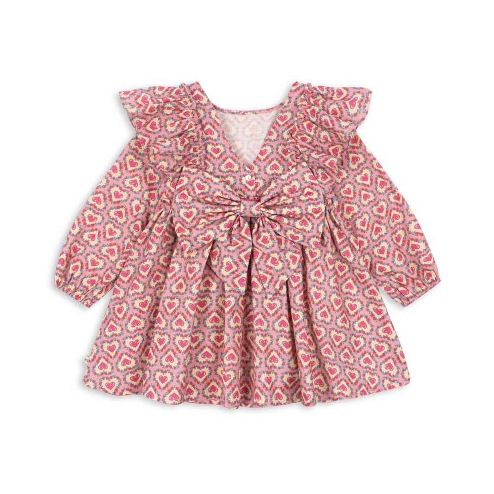 Evia LS Bow Dress - Felice Rose