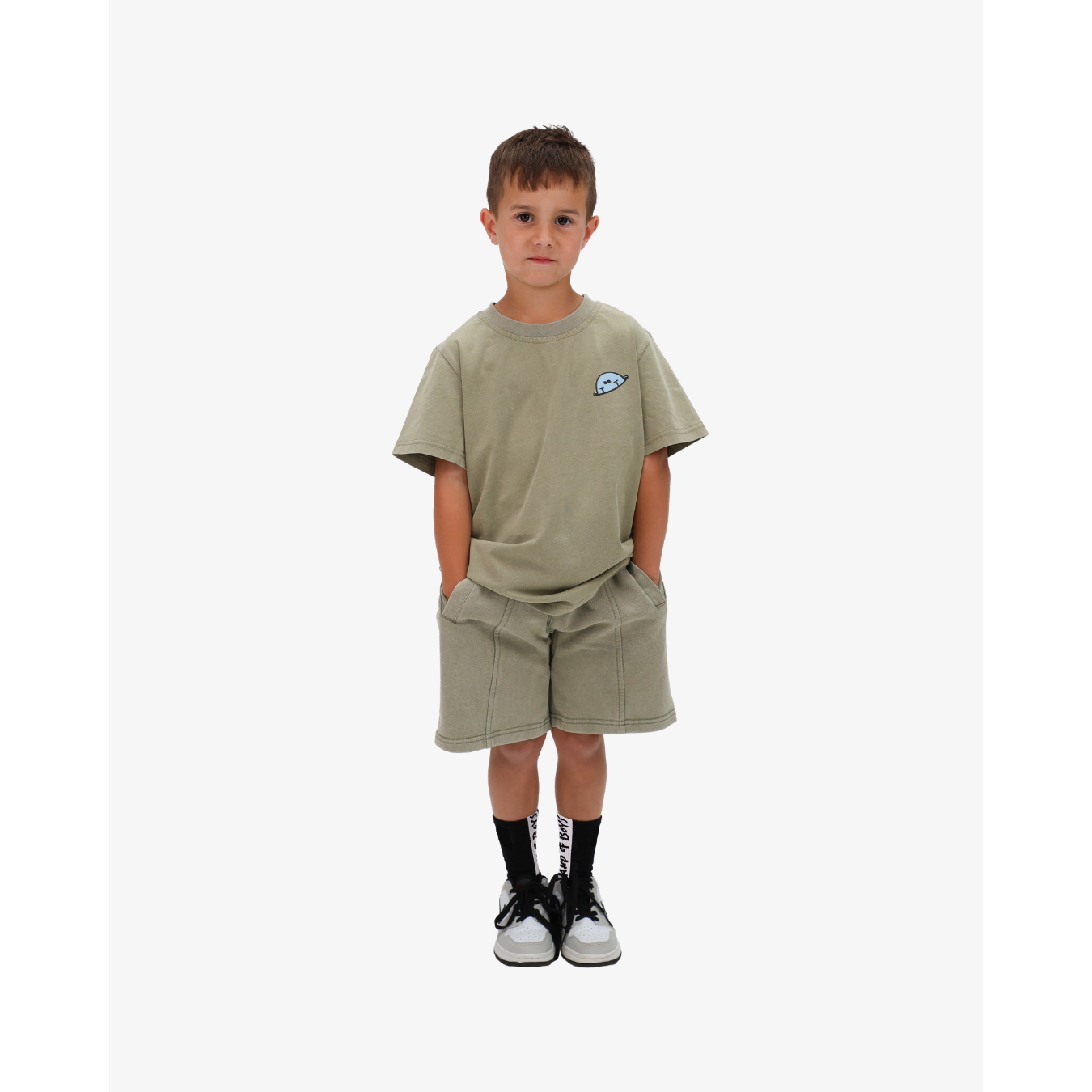 Green Wash Icon Smiley Tee