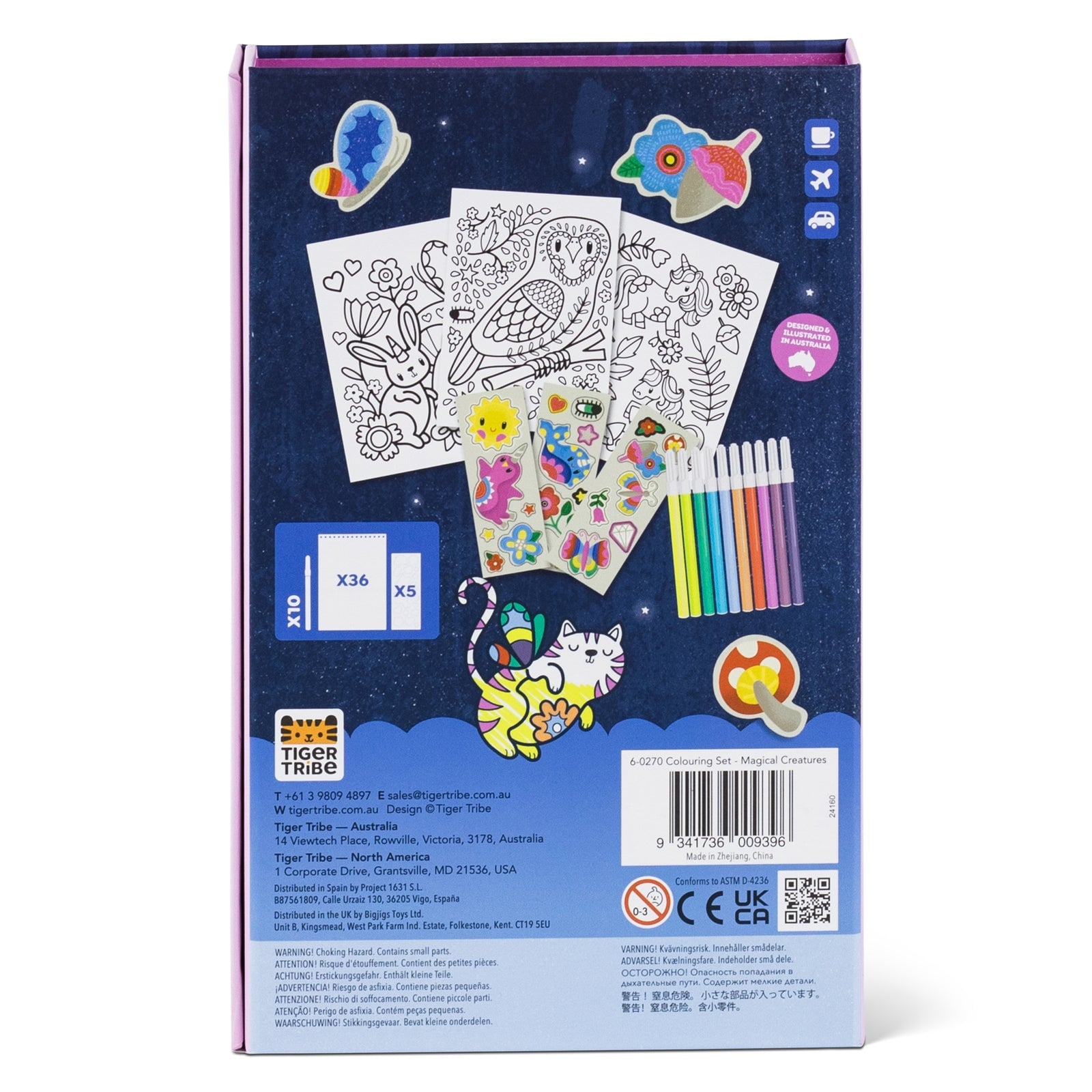 Colouring Set - Magical Creatures