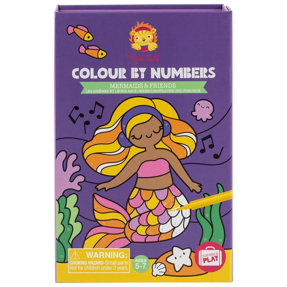 Colour by Numbers - Mermaids and Friends