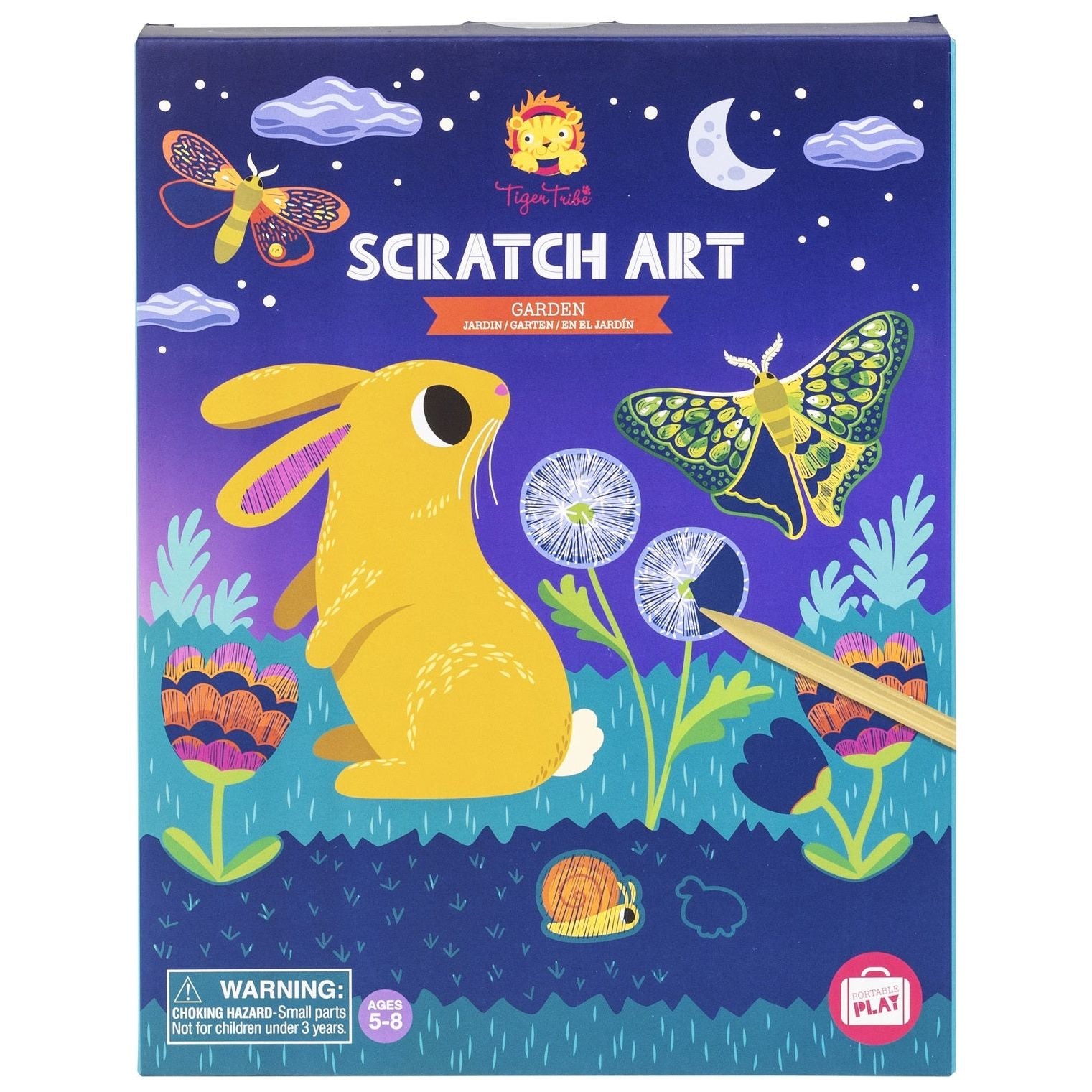Scratch Art - Garden