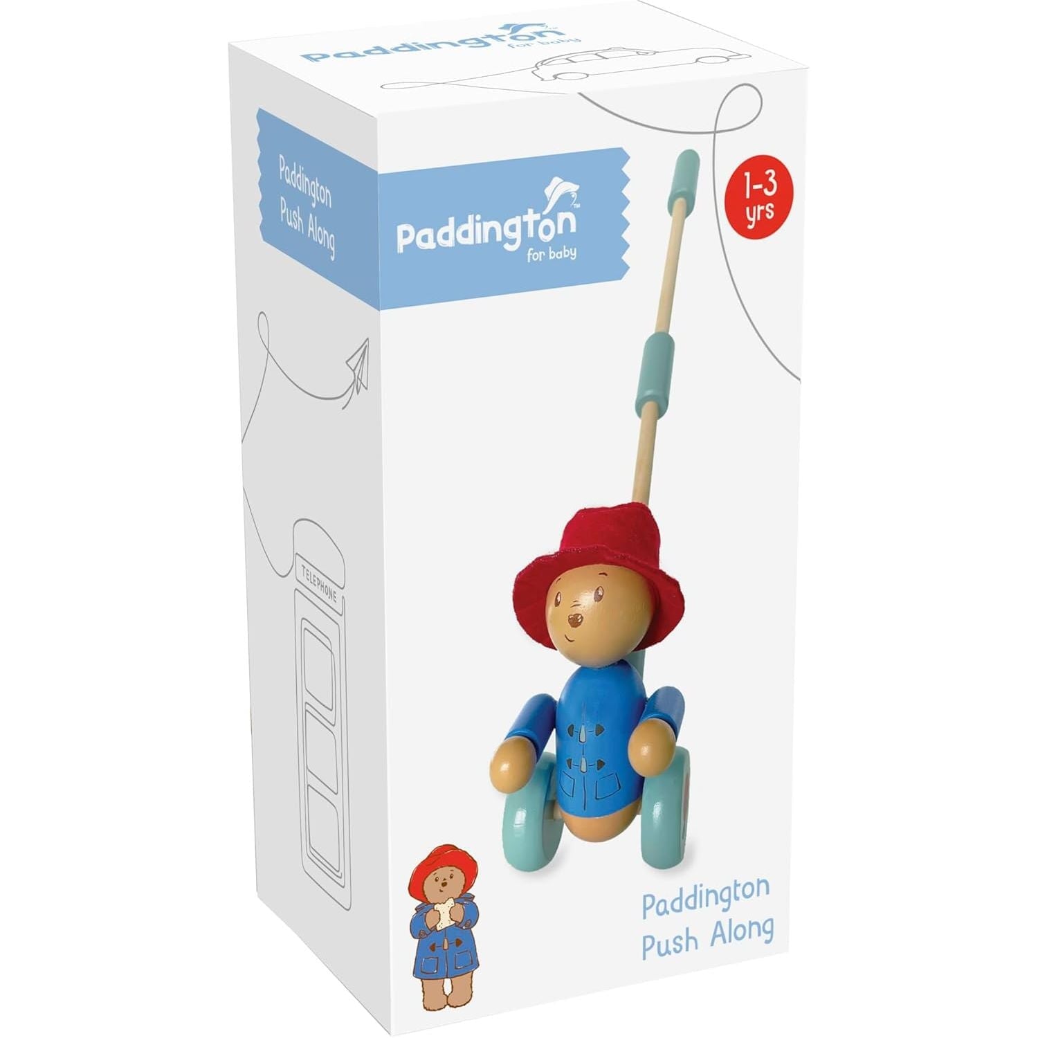 Paddington Wooden Push Along