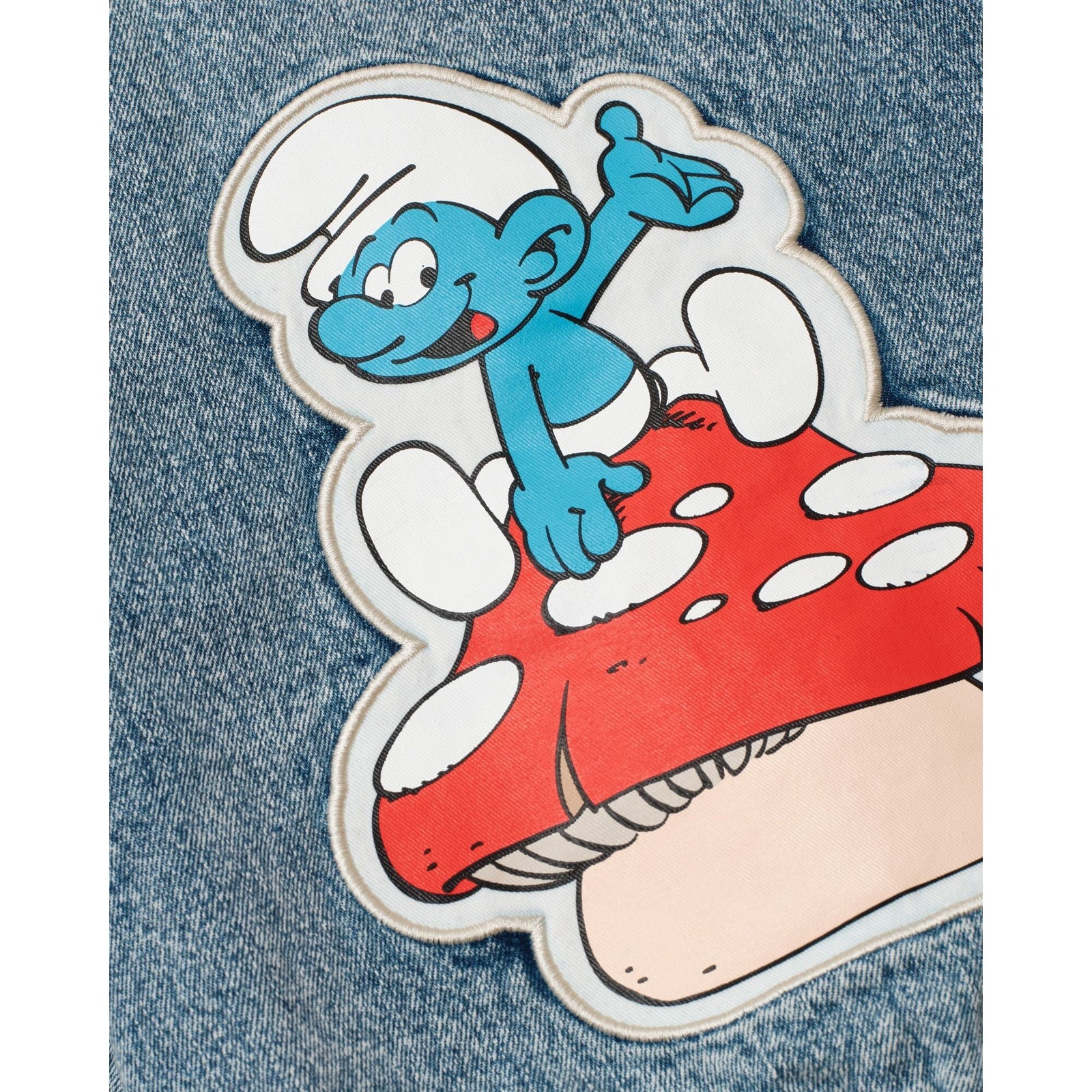 Goldie & Ace x The Smurfs Badge Bomber Jacket, product shot 4