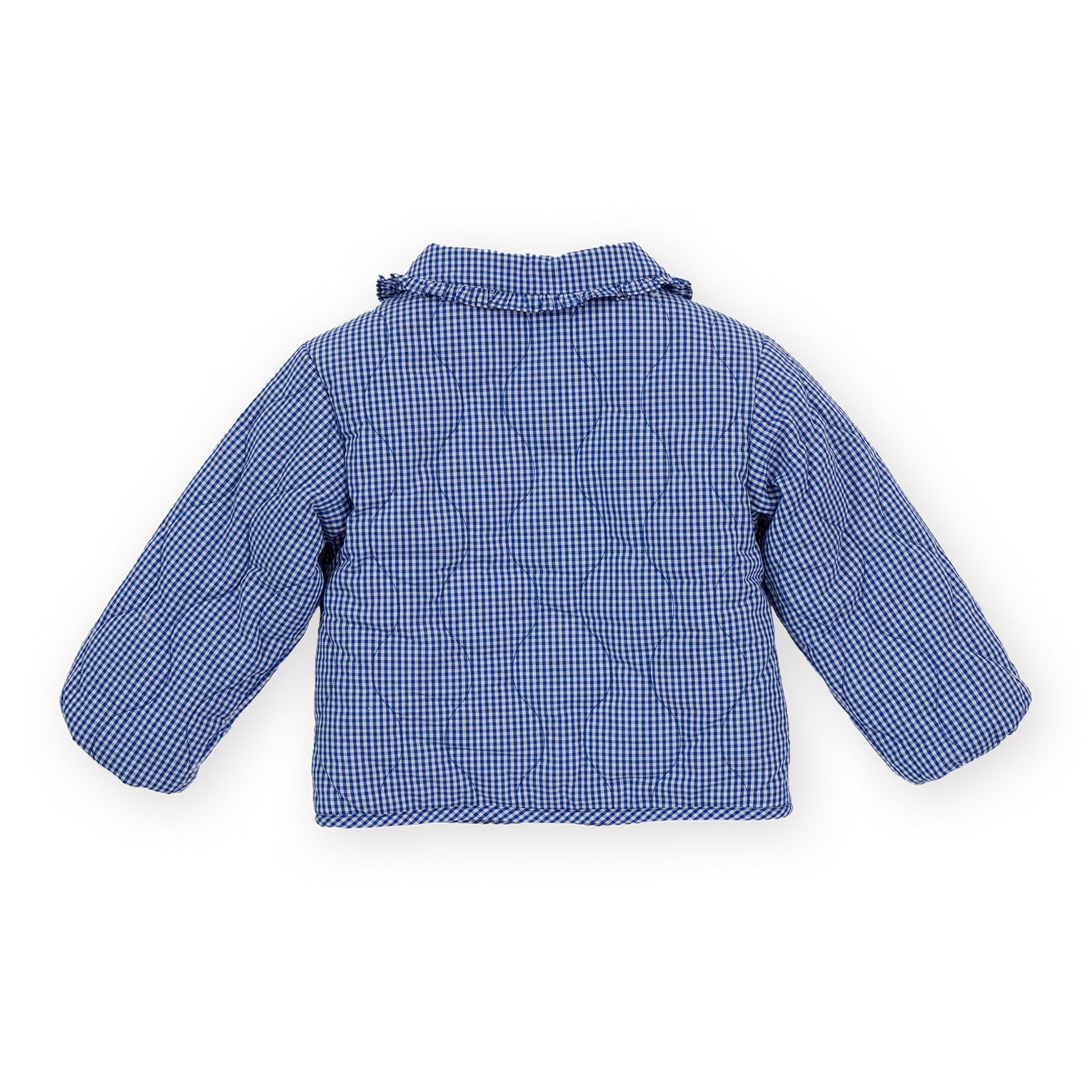 Goldie & Ace Wild Strawberry Gingham Padded Jacket, product flat lay 2