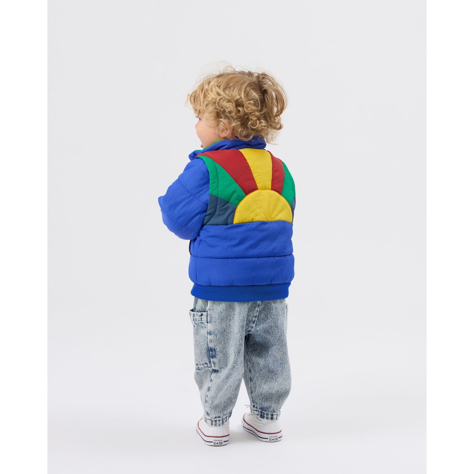 Child wearing Goldie & Ace Charlie Sunrise Parka Jacket/Vest Primary, view 2
