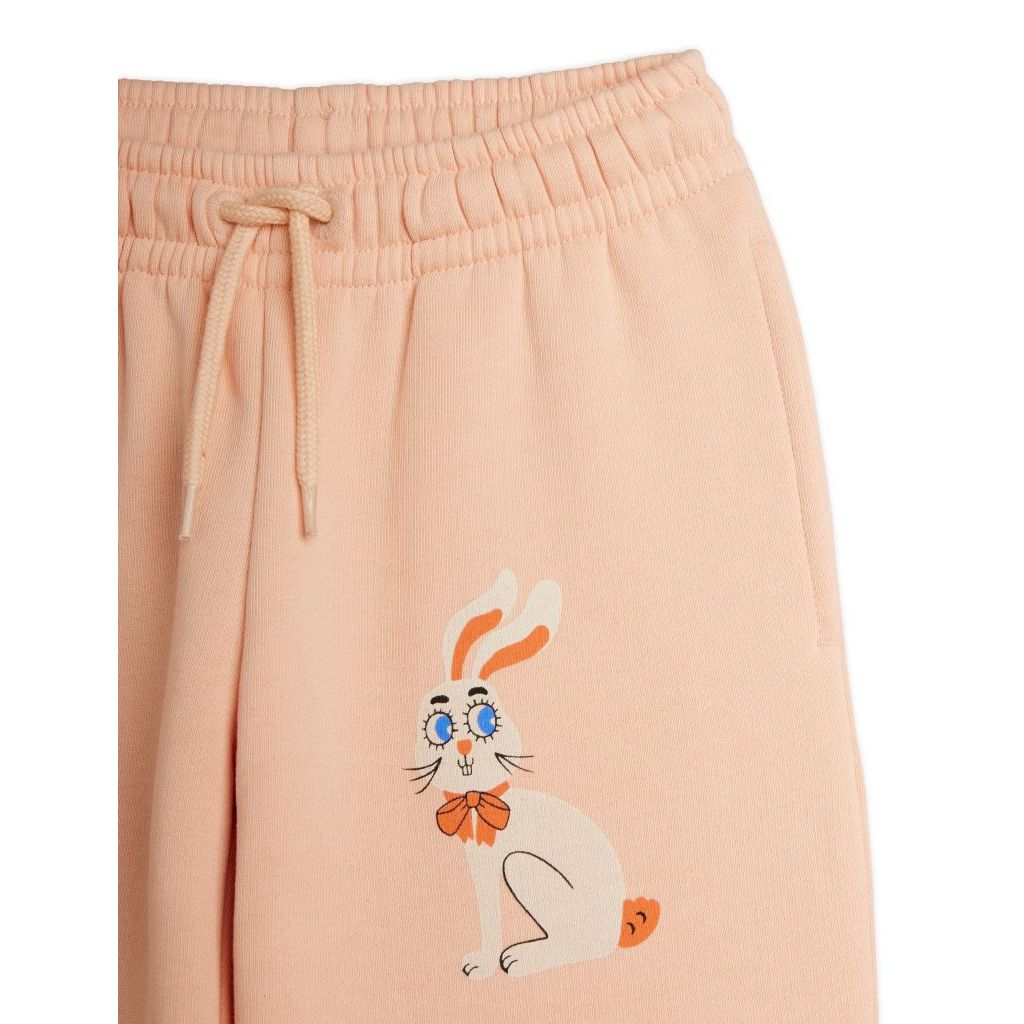 Rabbit Cuffed Sweatpants - Pink