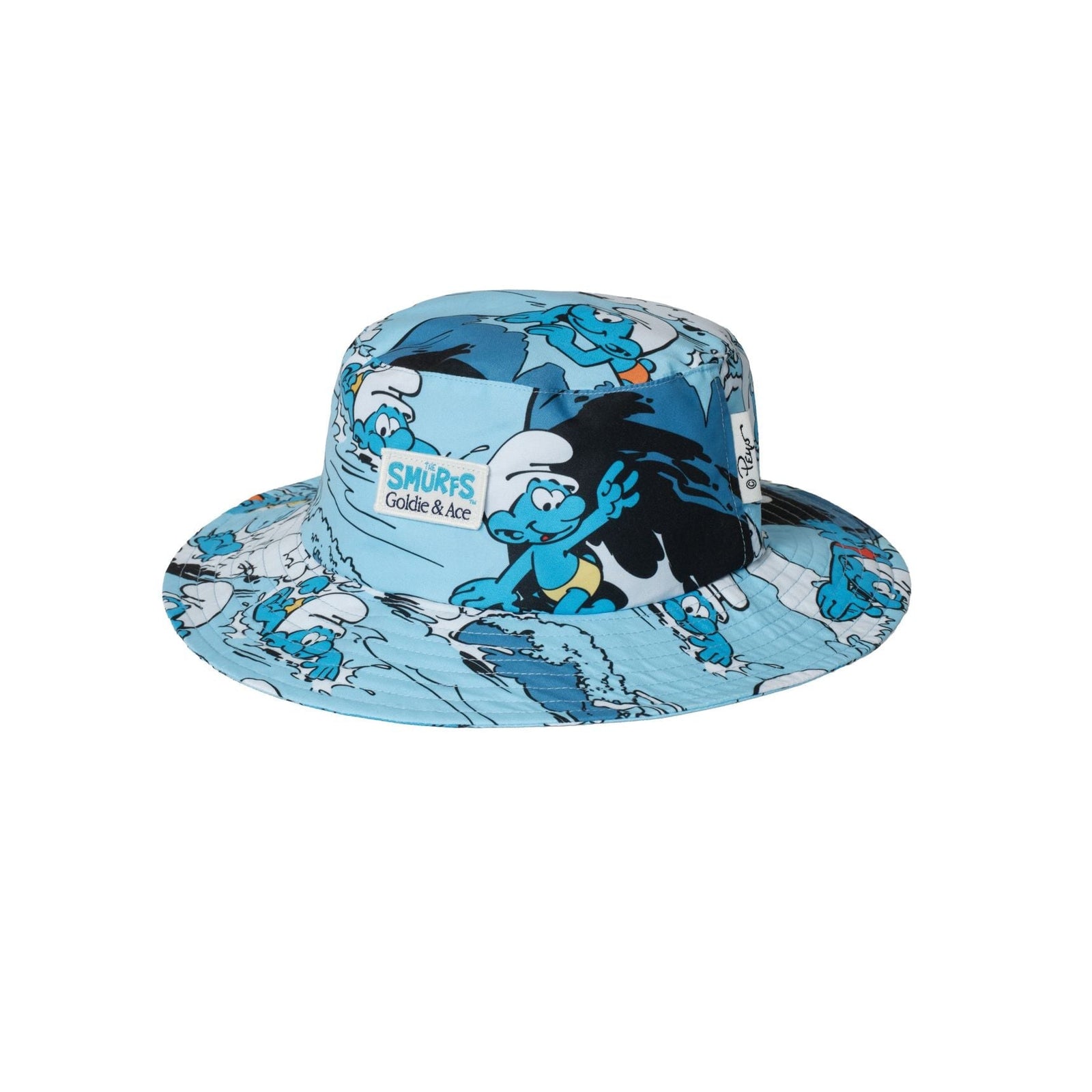 Goldie & Ace x The Smurfs Splash Swim Hat, product shot 2