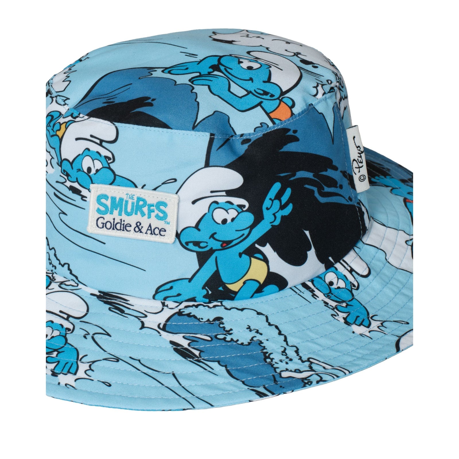 Goldie & Ace x The Smurfs Splash Swim Hat, product shot 3