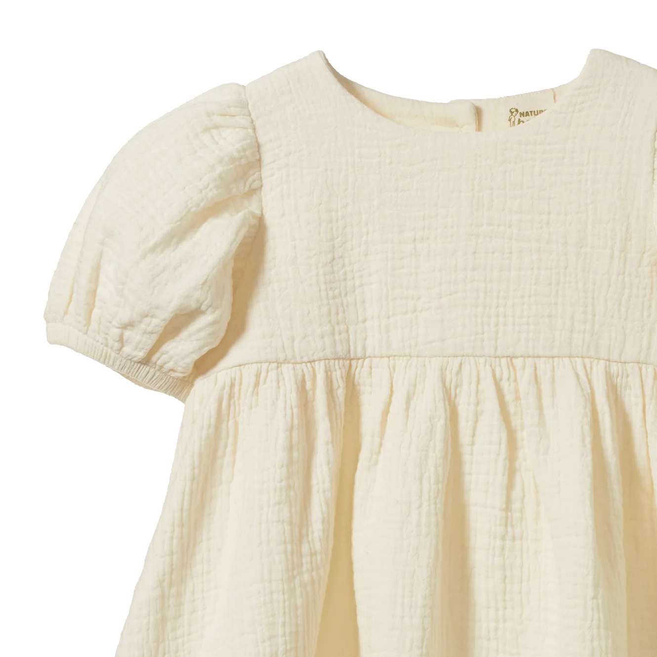 Albertine Dress Muslin - Natural