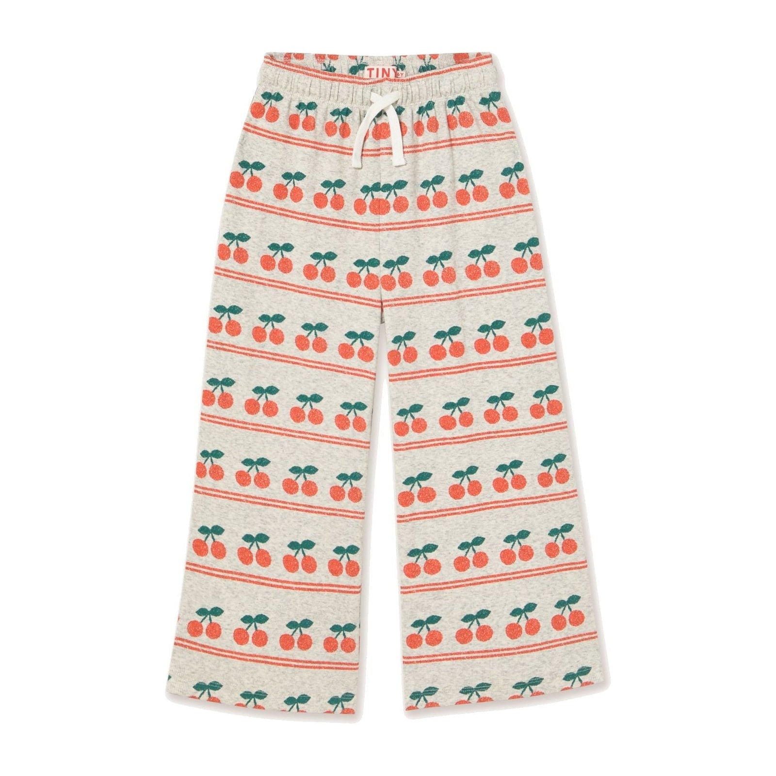 Cherry Pattern Rib Pant