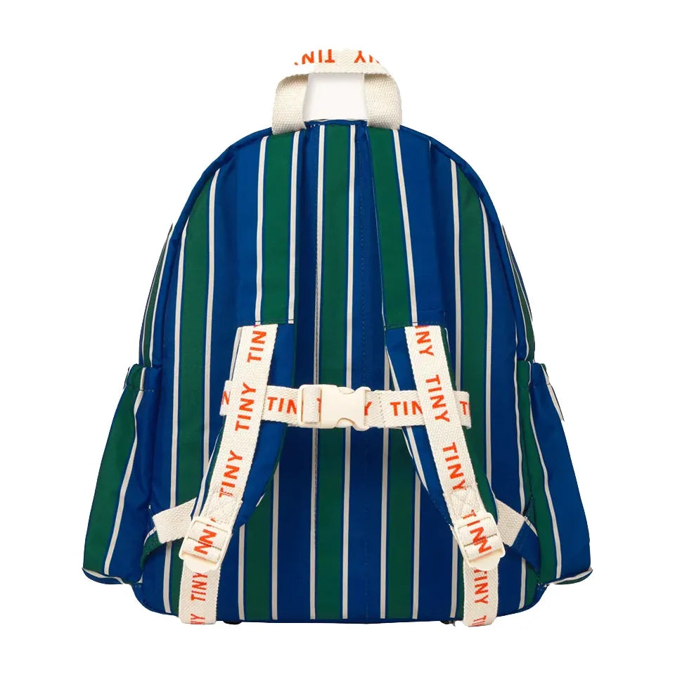 Retro Stripes Blue Backpack