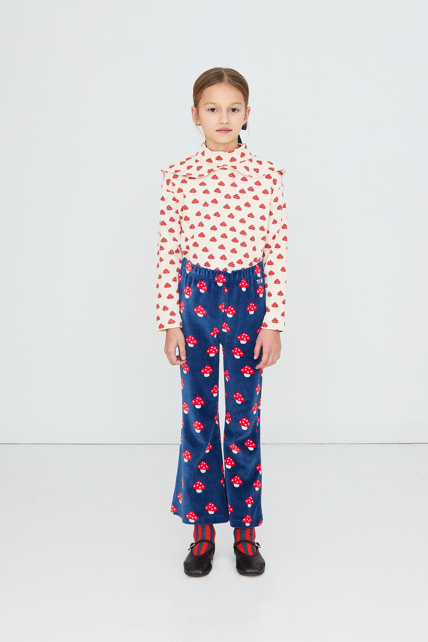 Mini Mushrooms Mockneck