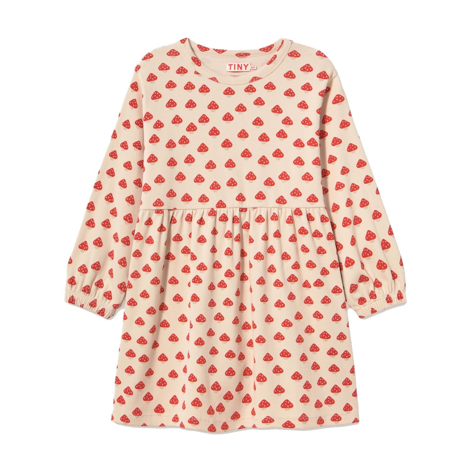 Mini Mushrooms Rib Dress