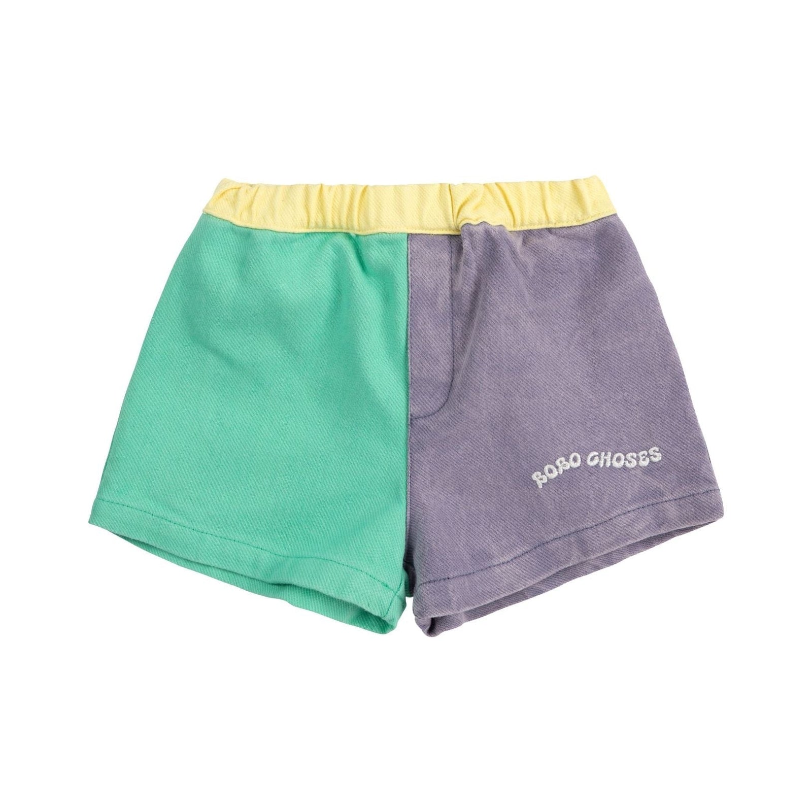 Color Block Woven Shorts