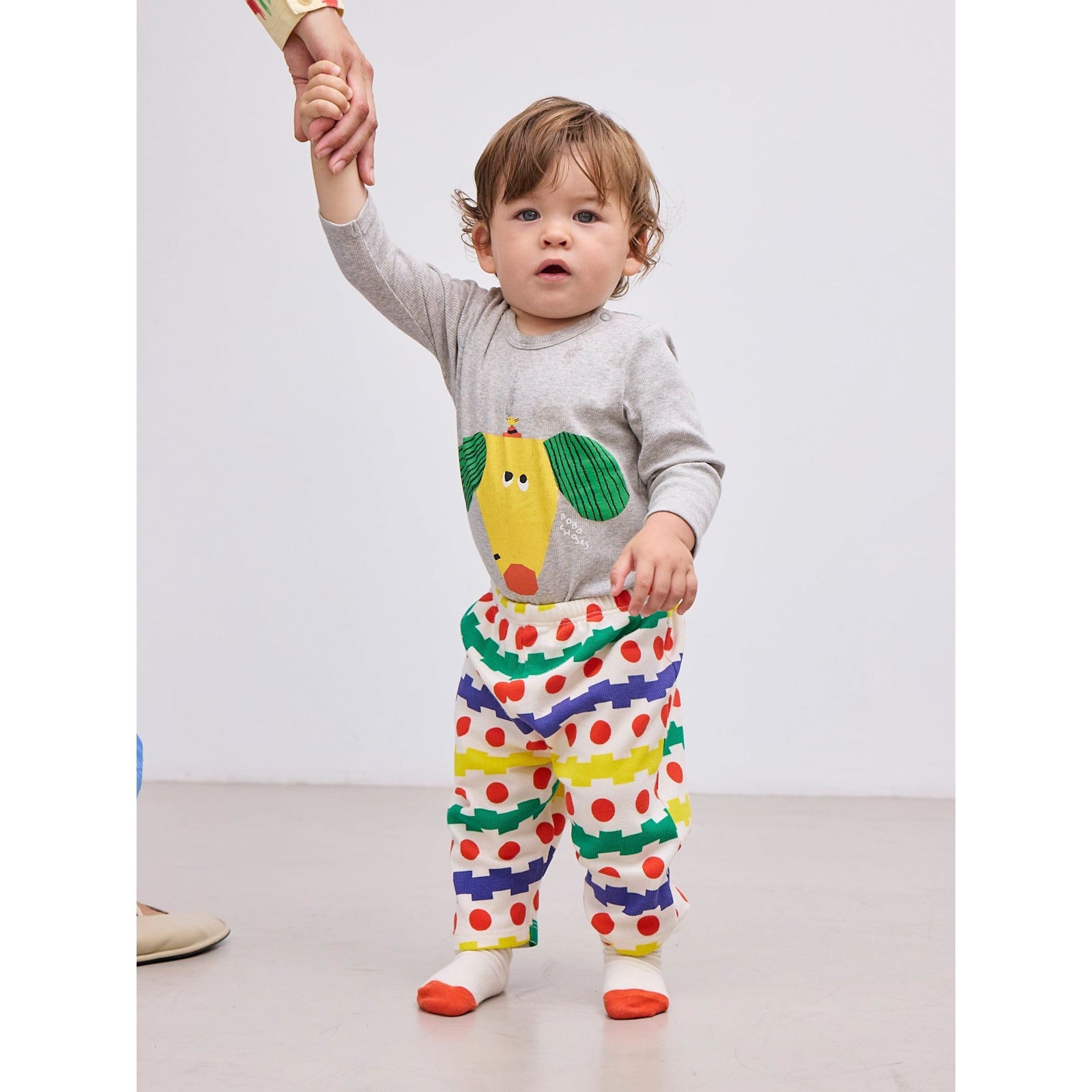 Baby Geometrical All Over Waffle Pants