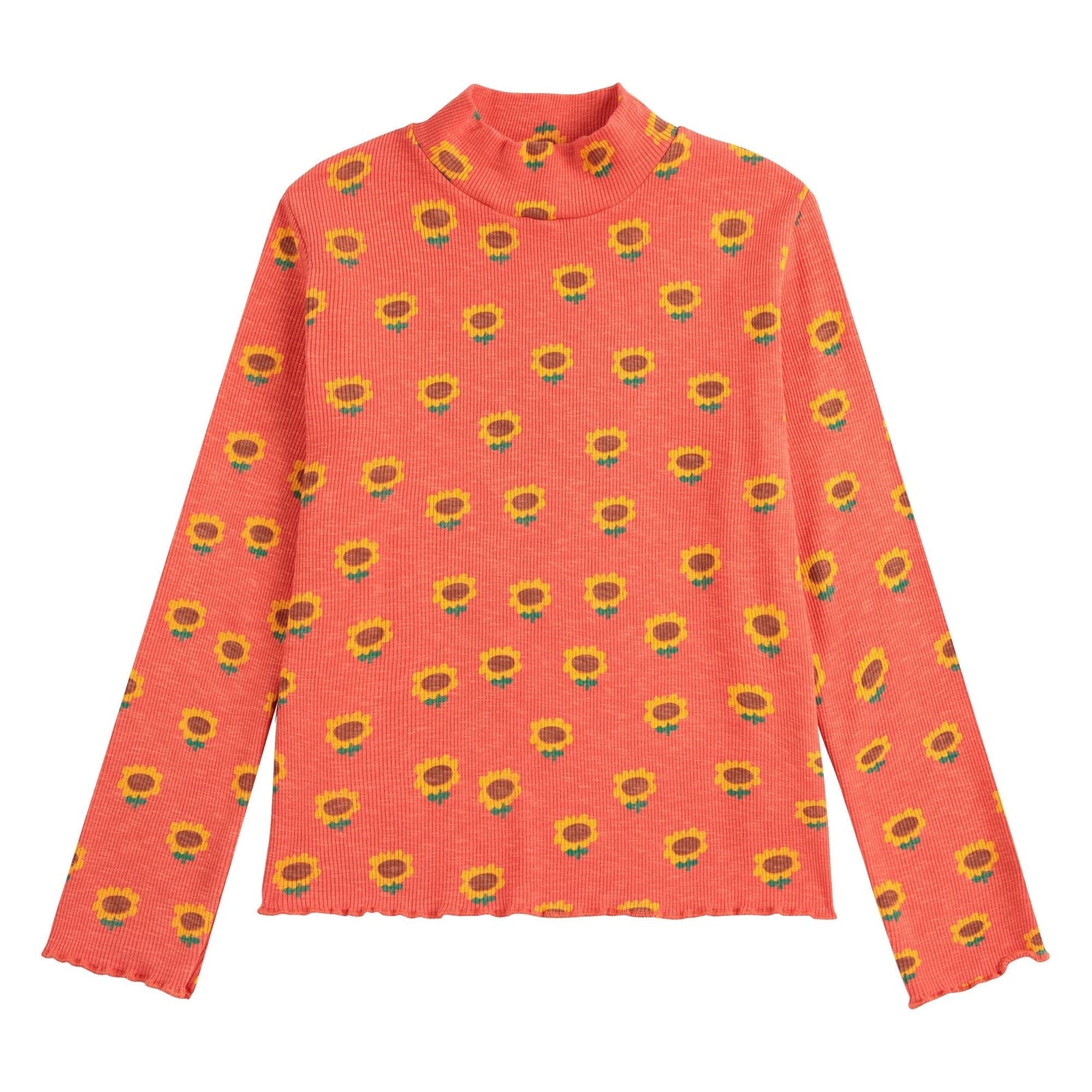 Sunflower All Over Turtleneck T-Shirt