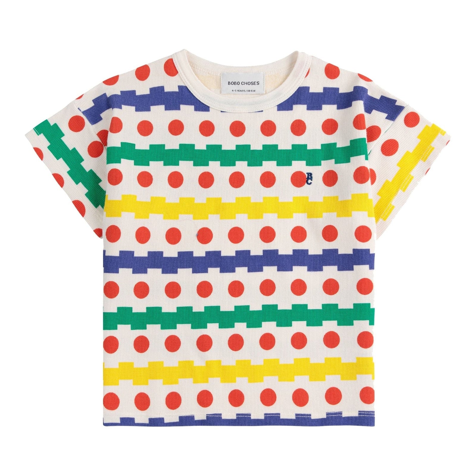 Geometric All Over Waffle T-Shirt