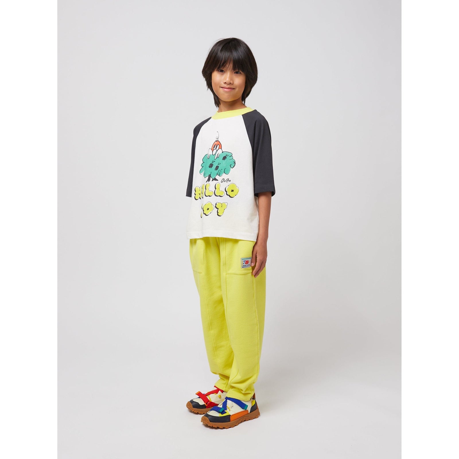 Hello Joy Ranglan Sleeves T-Shirt